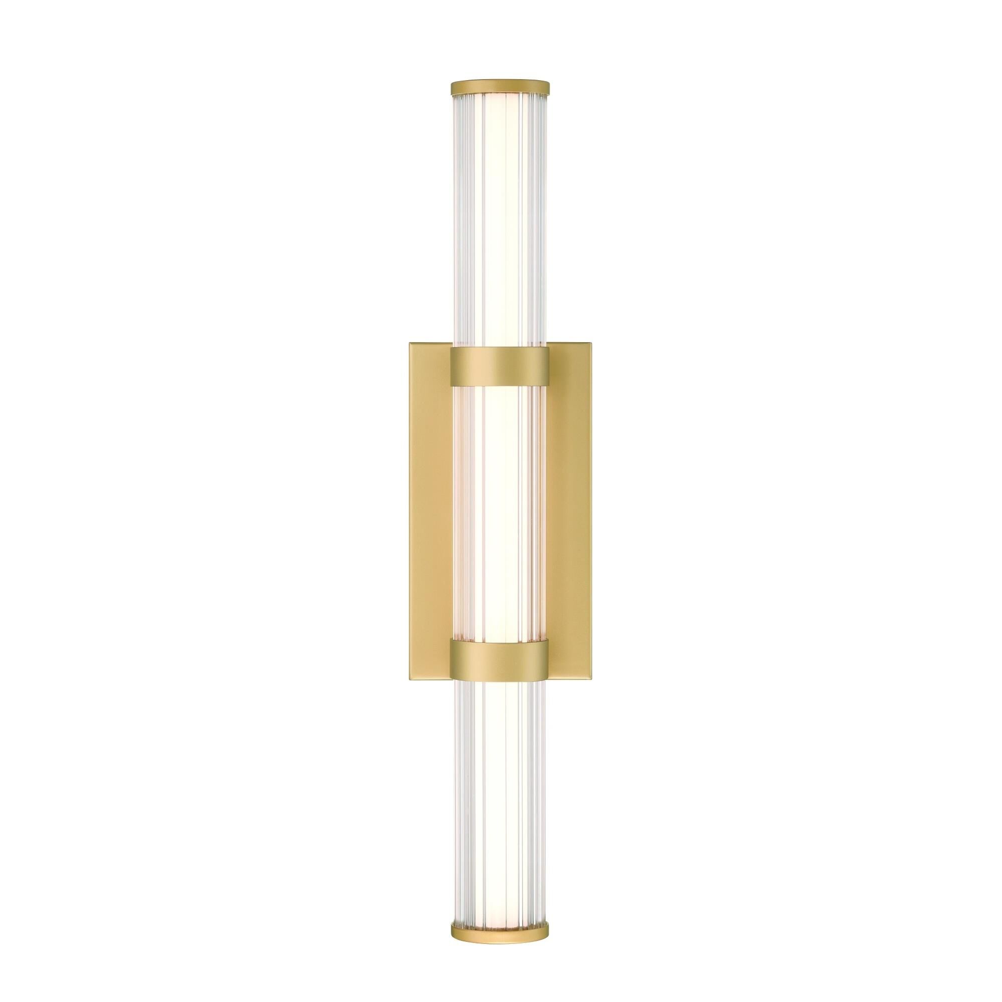 Shown in Gold finish and Glass shade