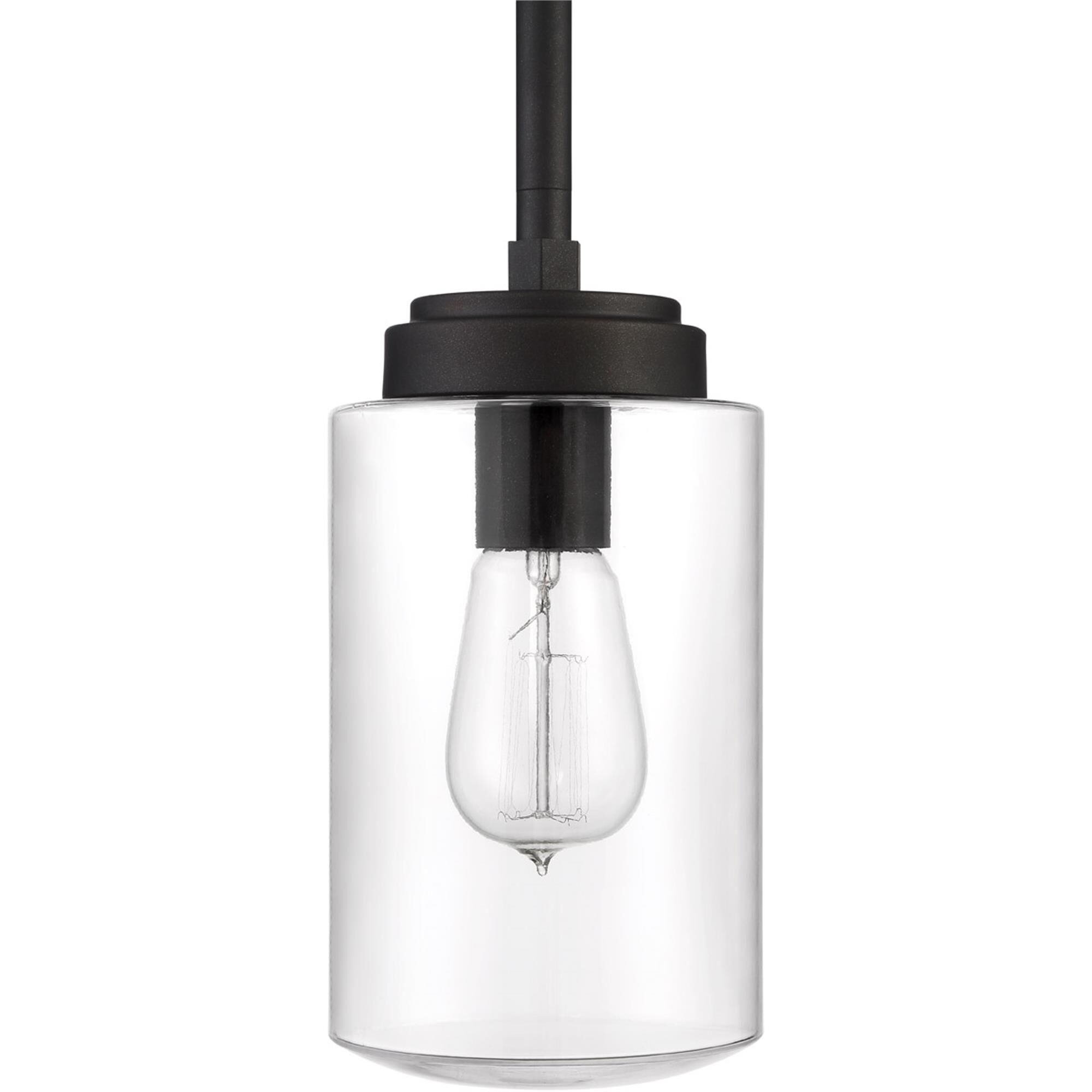 Shown in Espresso finish and Clear glass