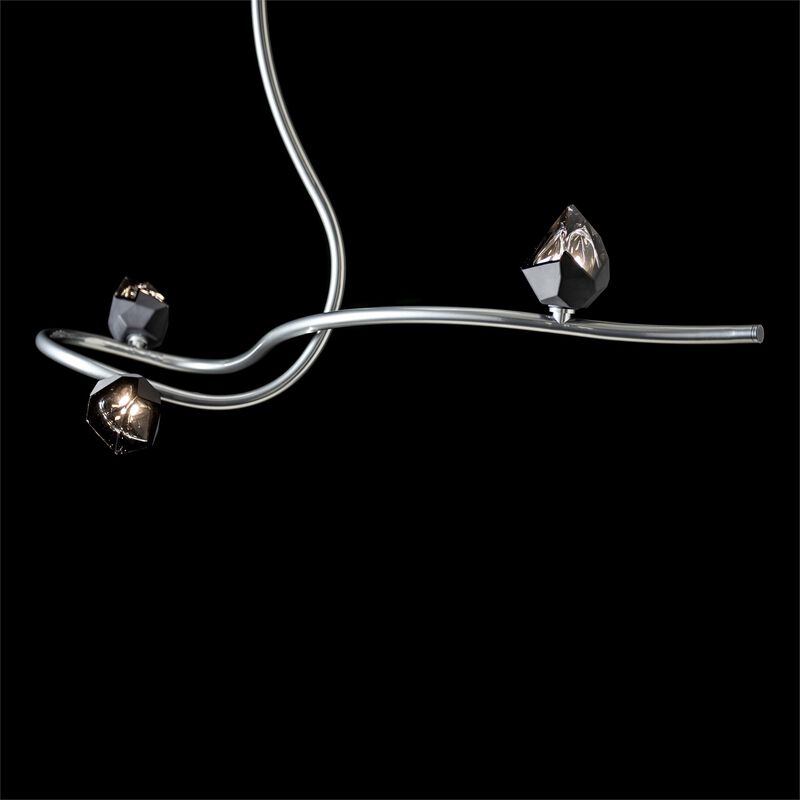 Glacier 22 Inch 3 Light Multi Light Pendant by Hubbardton Forge