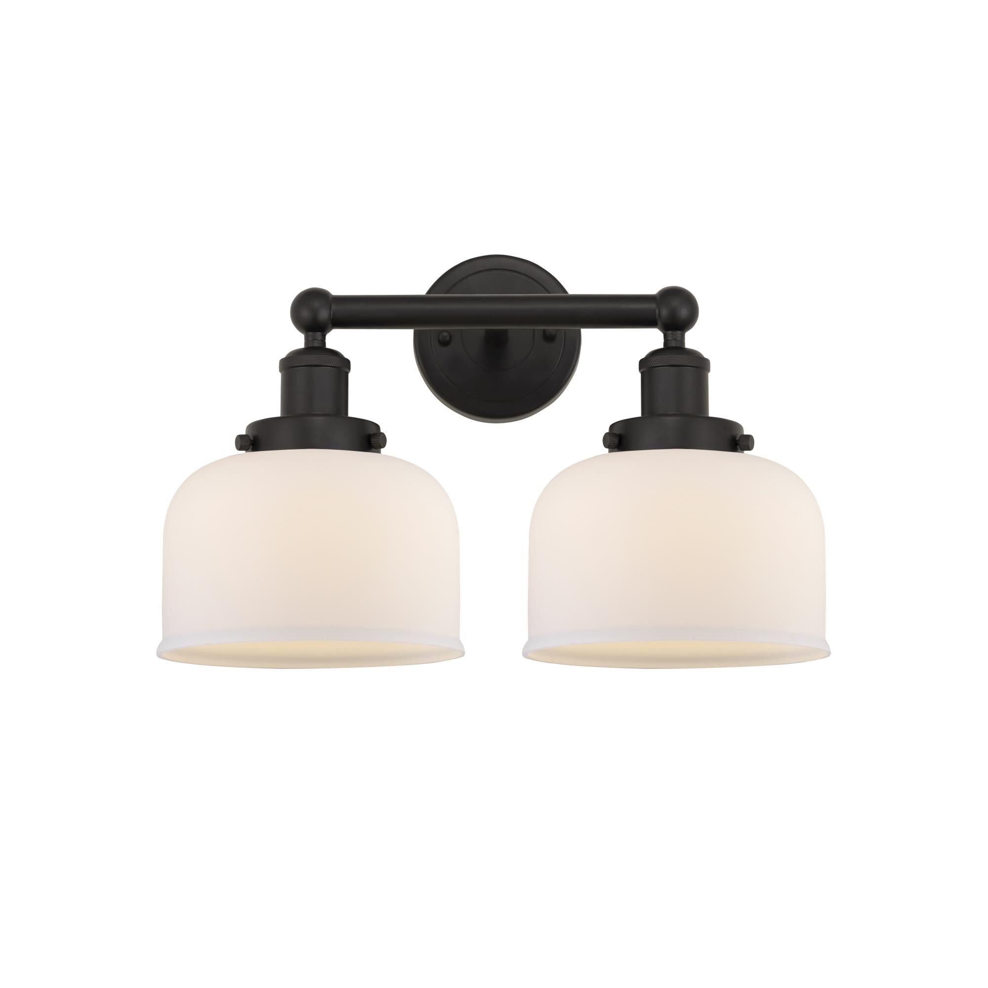 Shown in Oil Rubbed Bronze, Matte White finish and Matte White glass and Matte White Glass shade