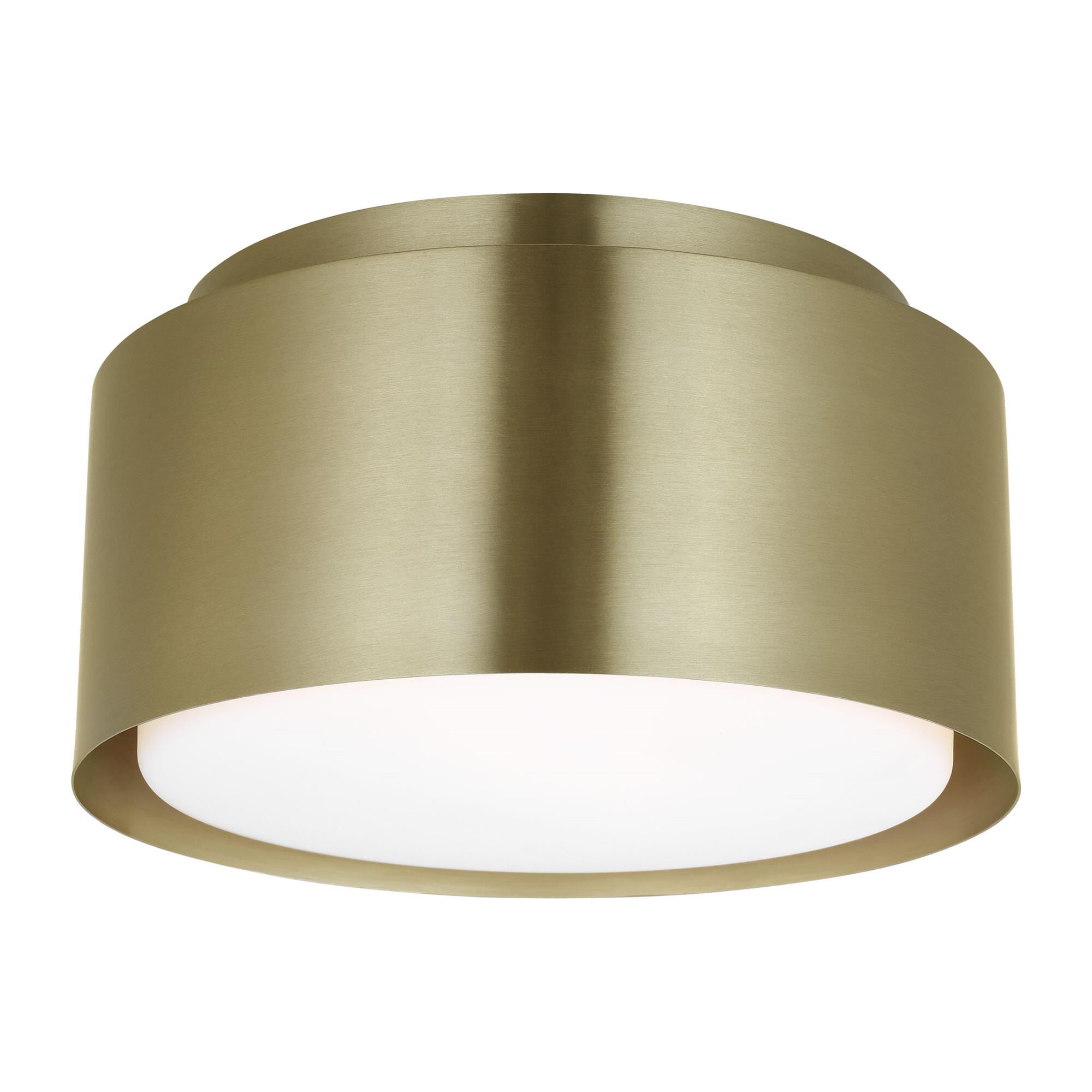 Shown in Satin Brass finish and Satin Brass shade