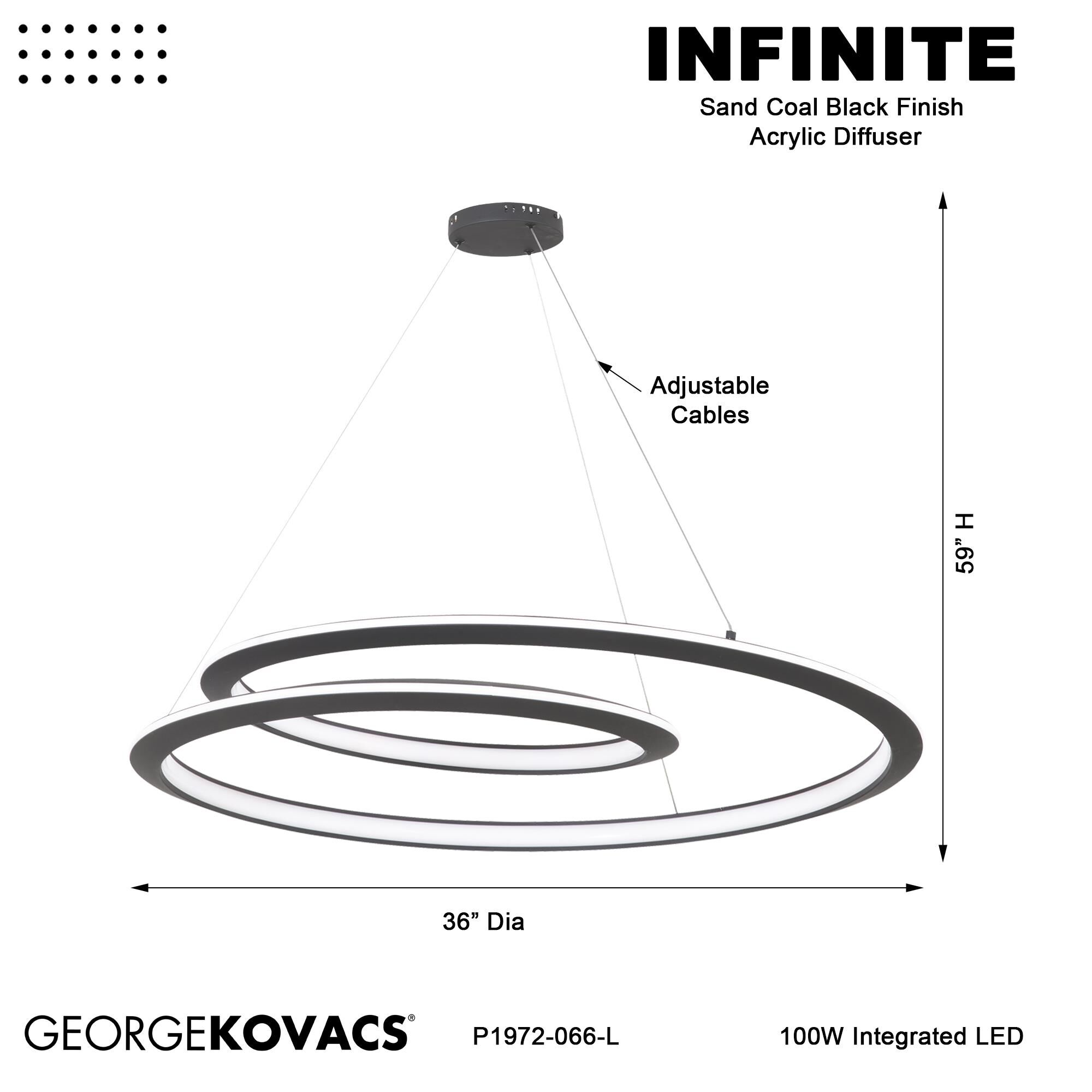 Infinite Large Pendant by Kovacs
