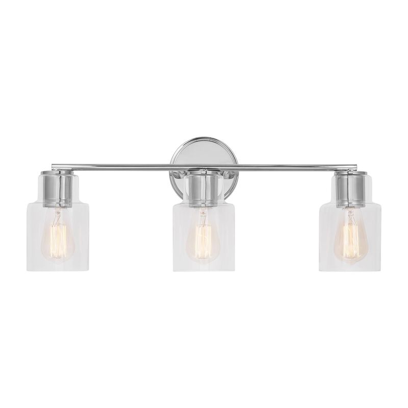 Drew & Jonathan Sayward 24 Inch 3 Light Bath Vanity Light by Visual Comfort Studio