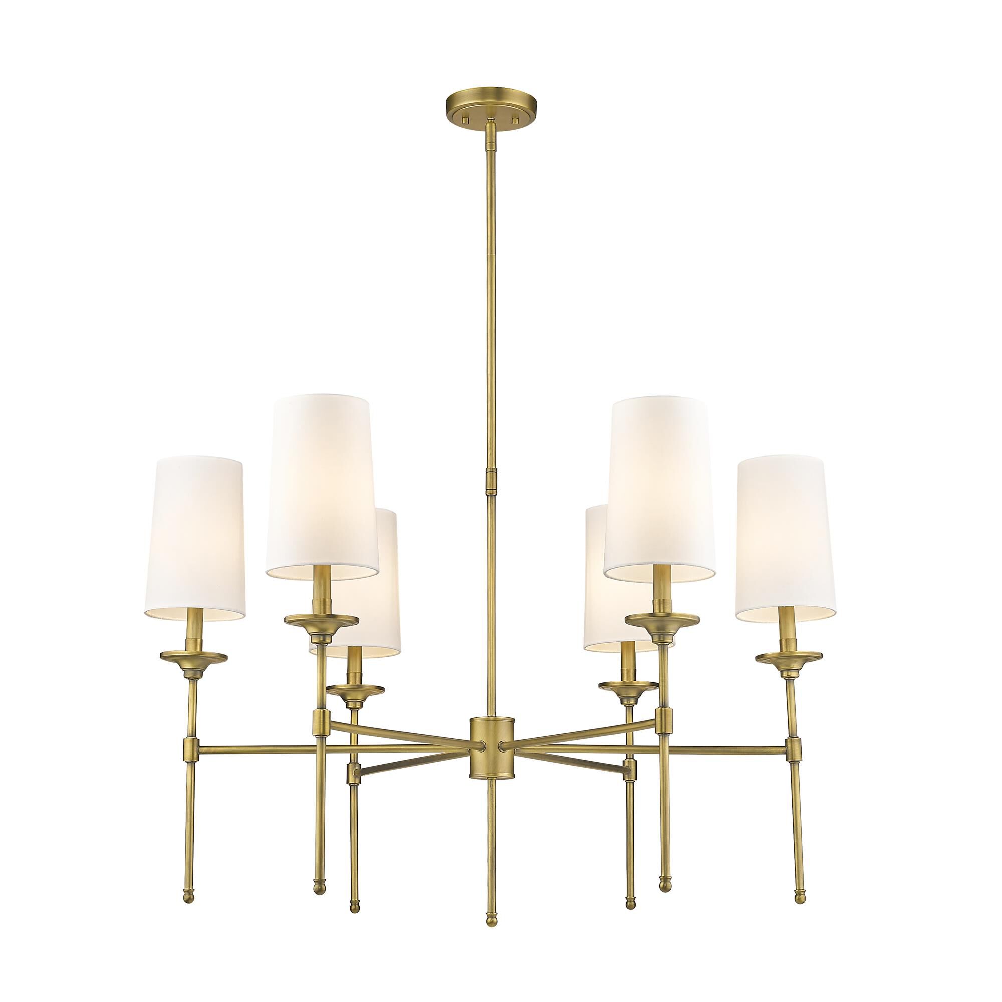 Shown in Rubbed Brass finish and Cloth Cover glass and Cloth Cover shade