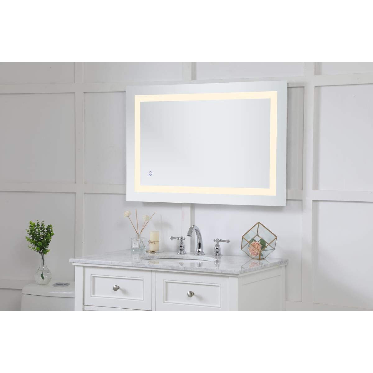 Helios LED Lighted Mirrors by Elegant Decor