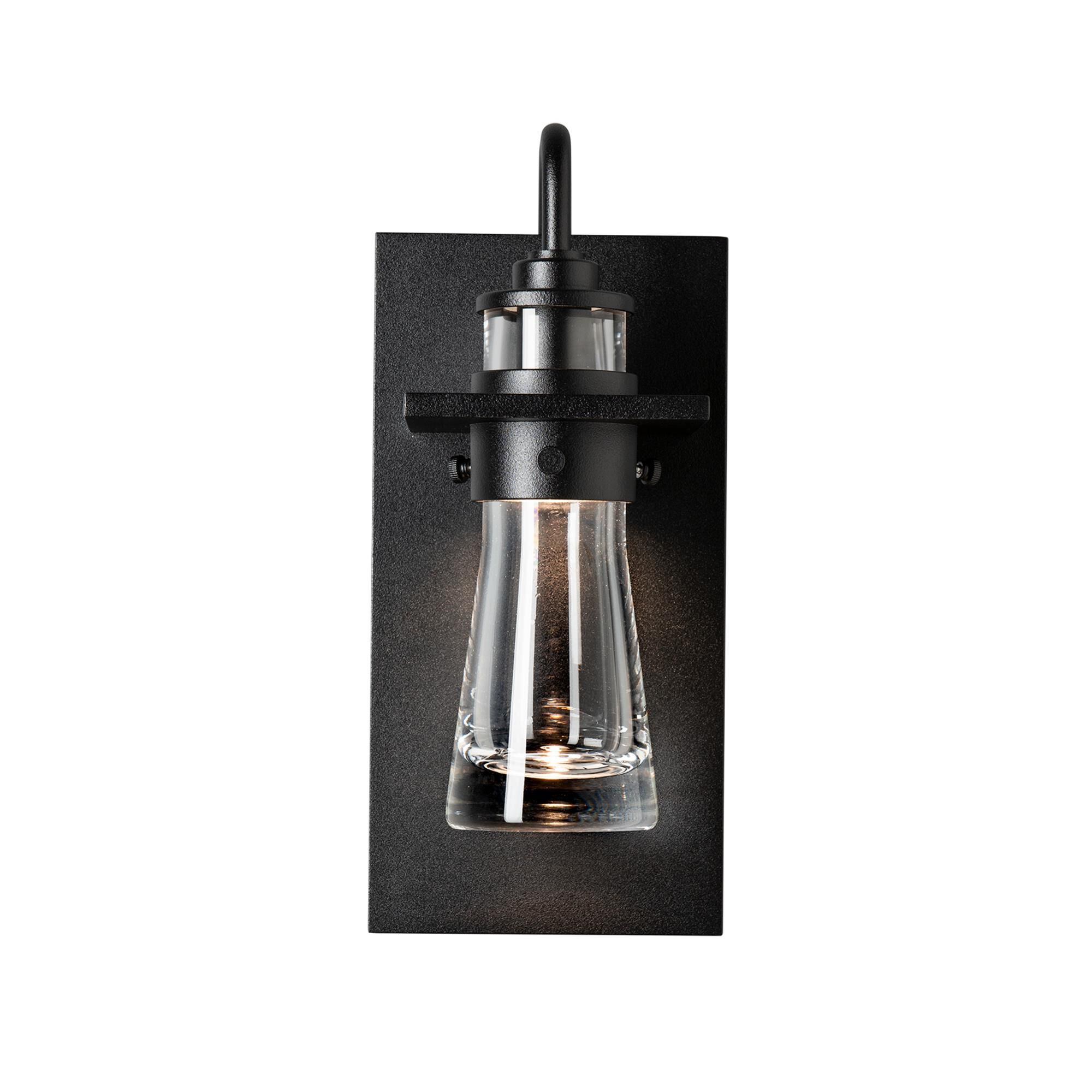 Shown in Coastal Black finish and Clear  glass