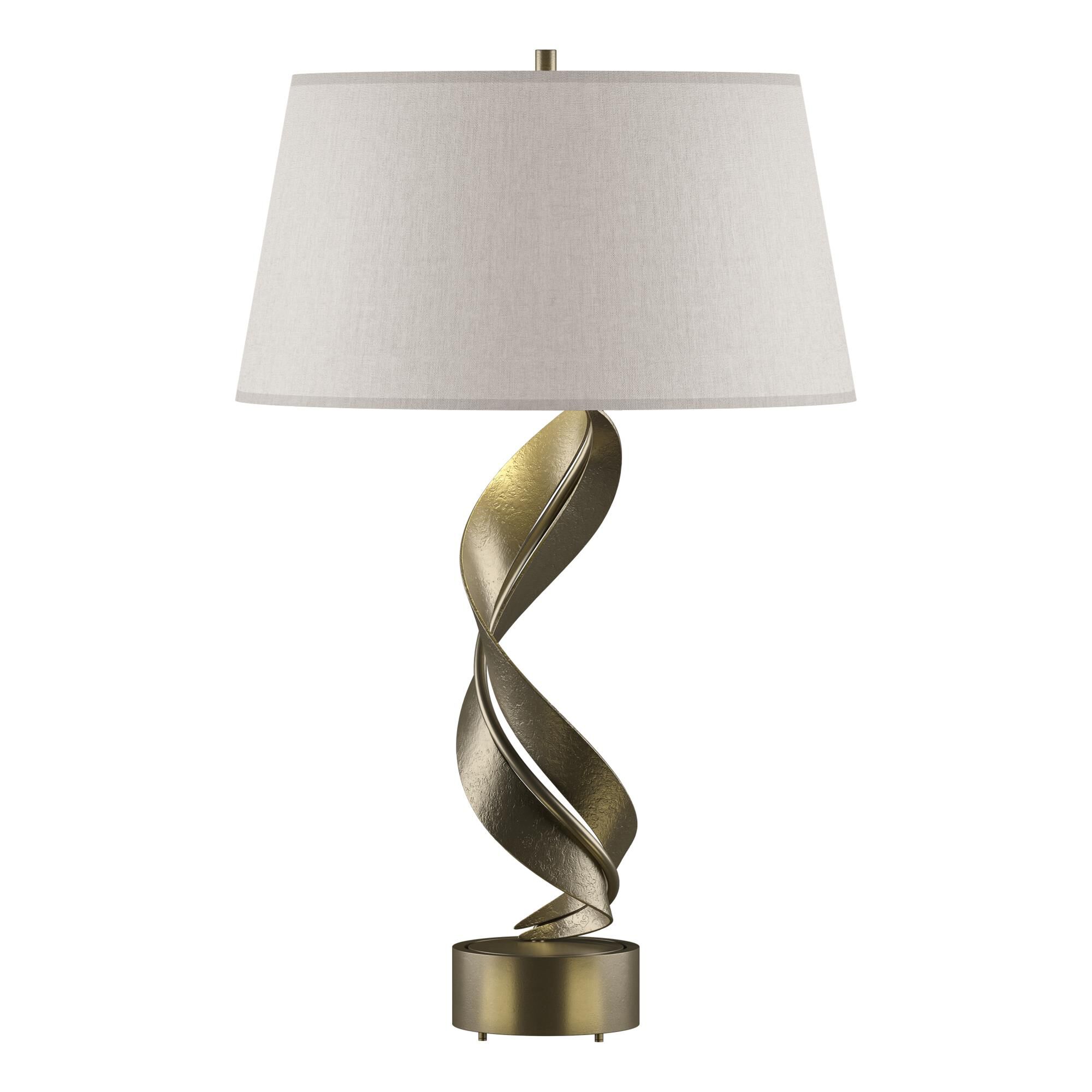 Shown in Soft Gold finish and Flax shade