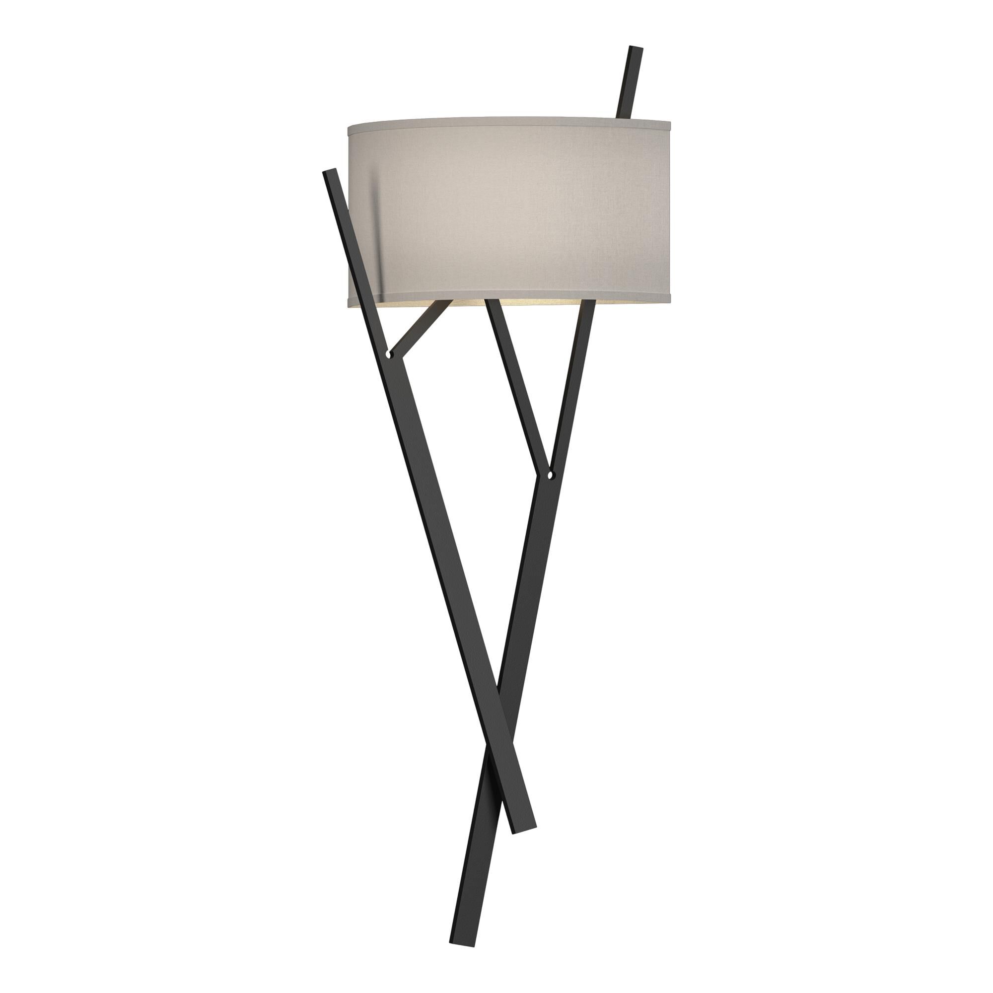 Shown in Black finish and Flax shade