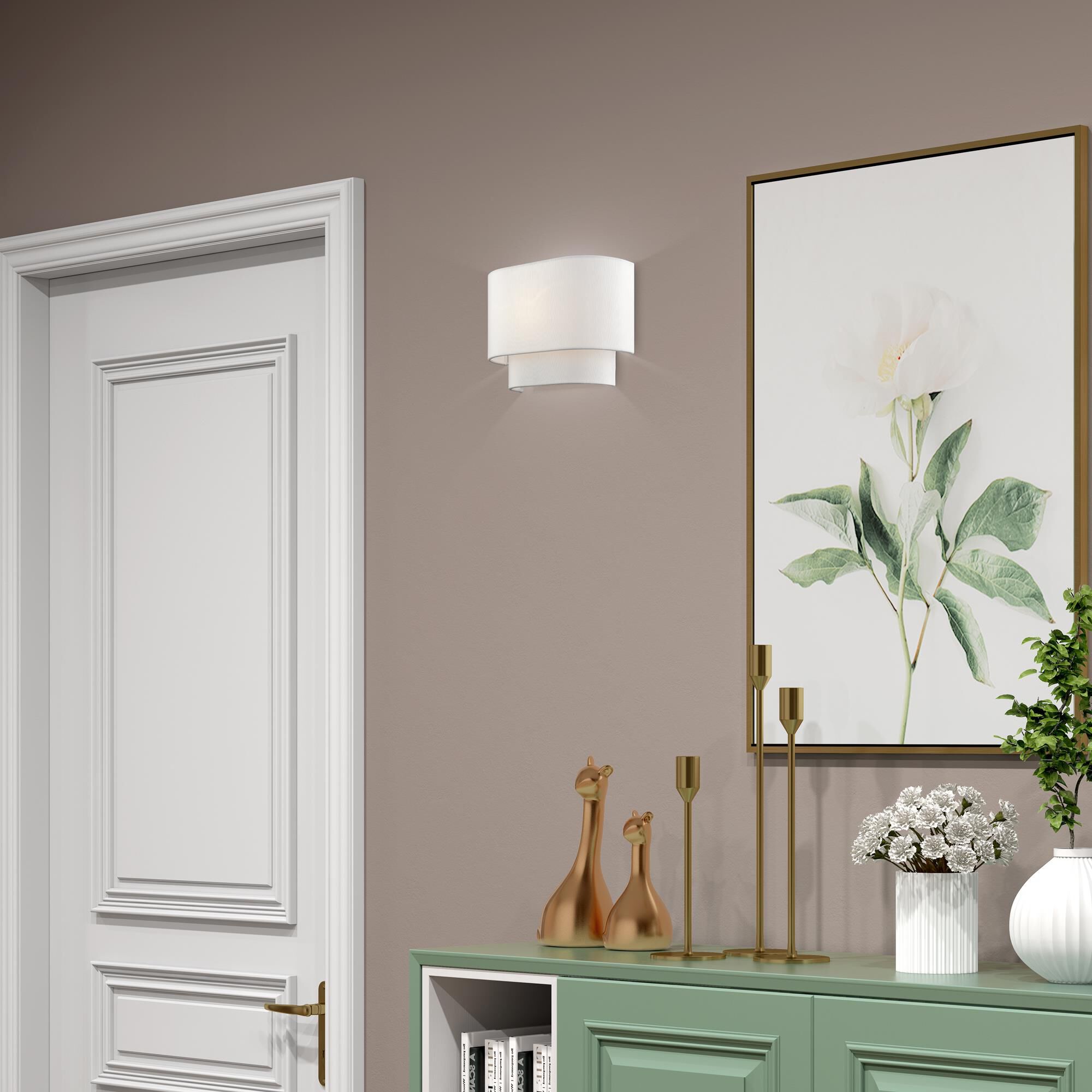 Manorwood 8 Inch Wall Sconce by Livex Lighting