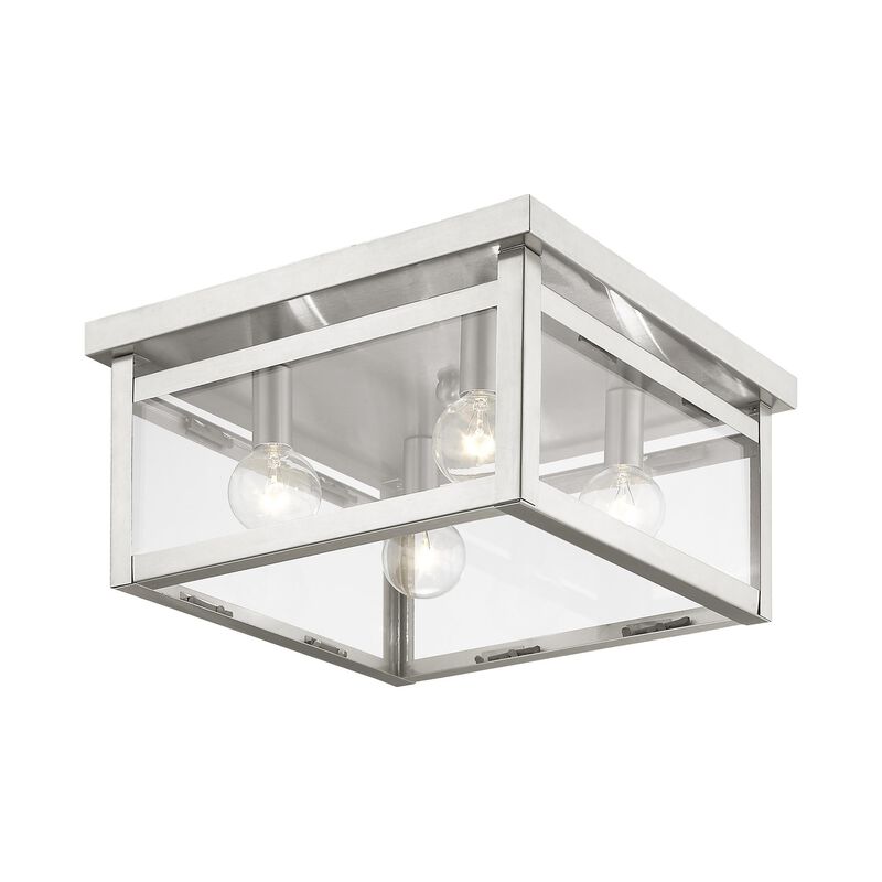 Milford 11 Inch 4 Light Flush Mount by Livex Lighting