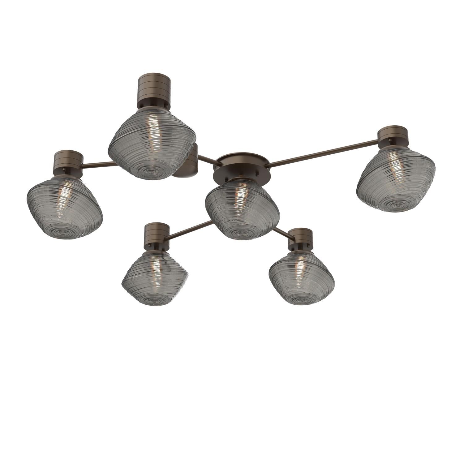Levi Wilson Mesa 37 Inch Semi Flush Mount by Hammerton Studio
