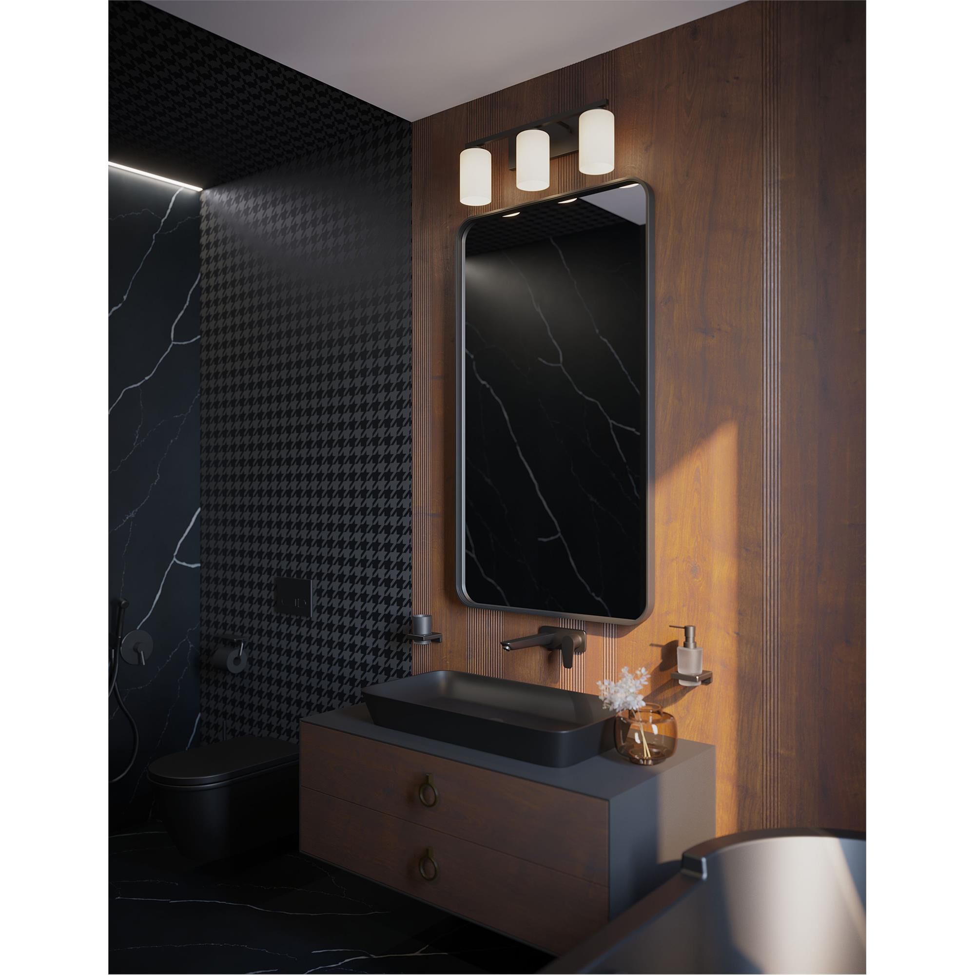 Shown in Black finish