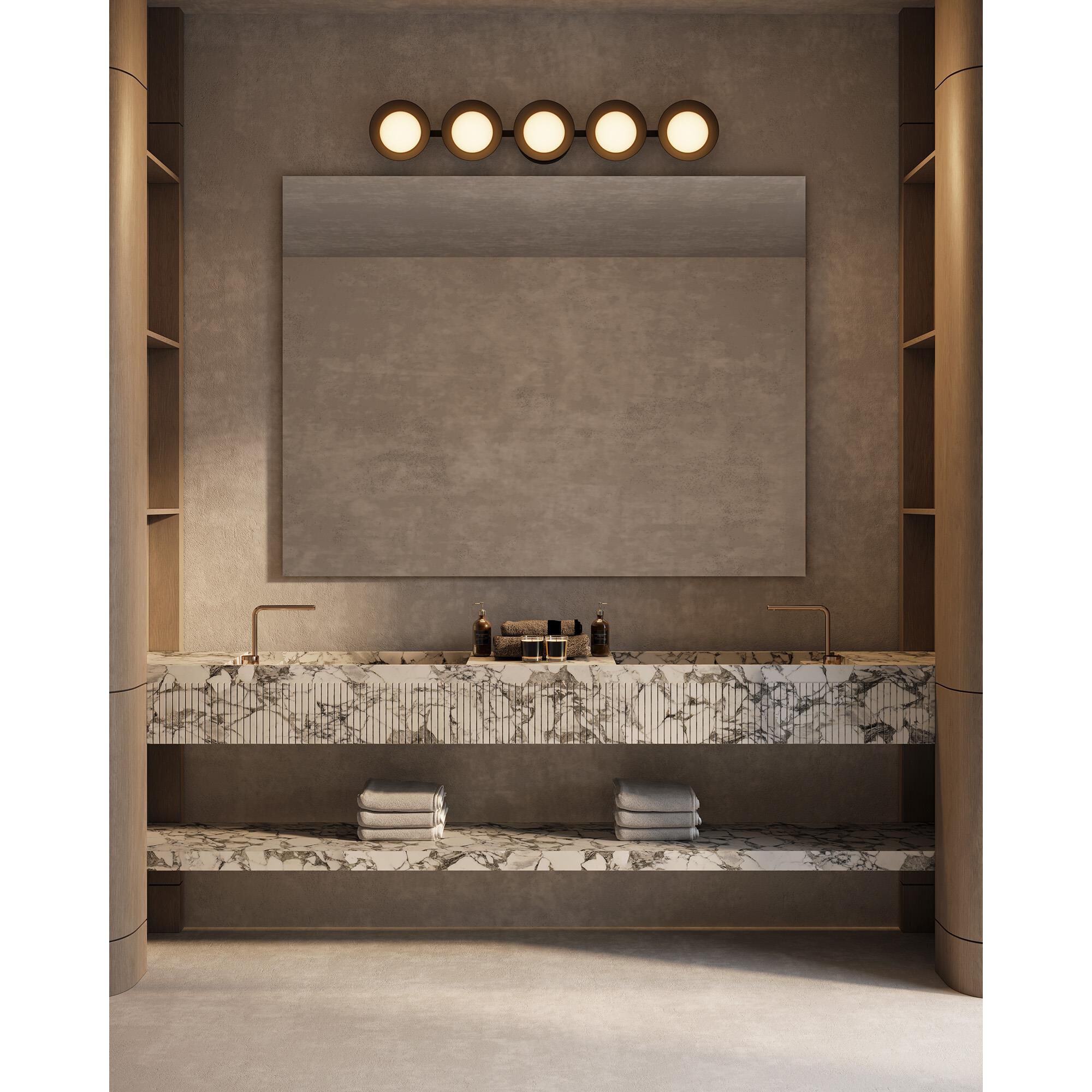 Shown in Black finish and Opal glass