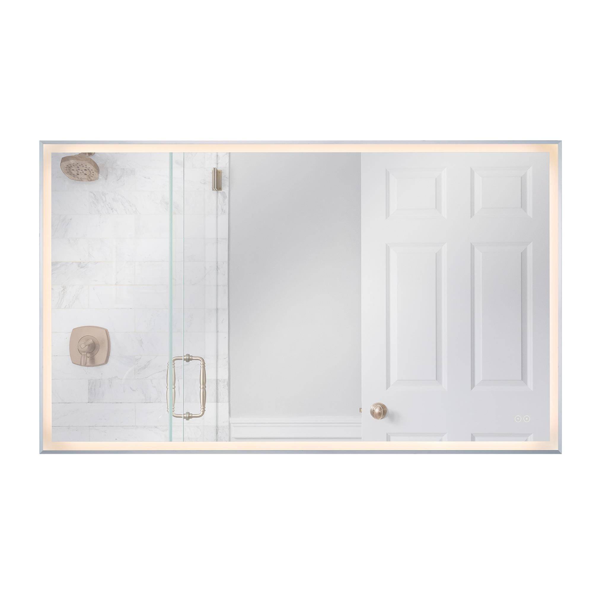 Framed,LED 60 Inch LED Lighted Mirror,