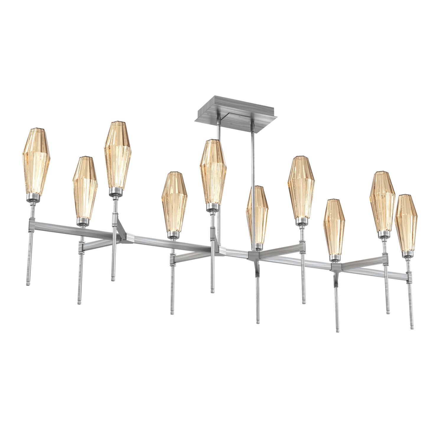 Shown in Gunmetal finish and Optic Rib Bronze glass