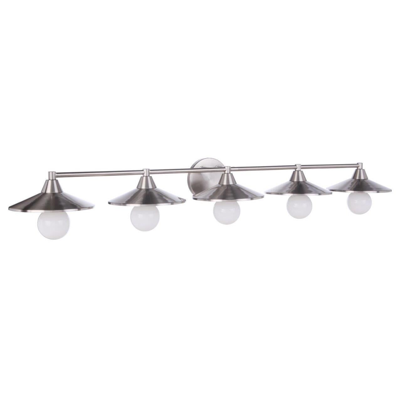 Isaac 46 Inch 5 Light Bath Vanity Light by Craftmade