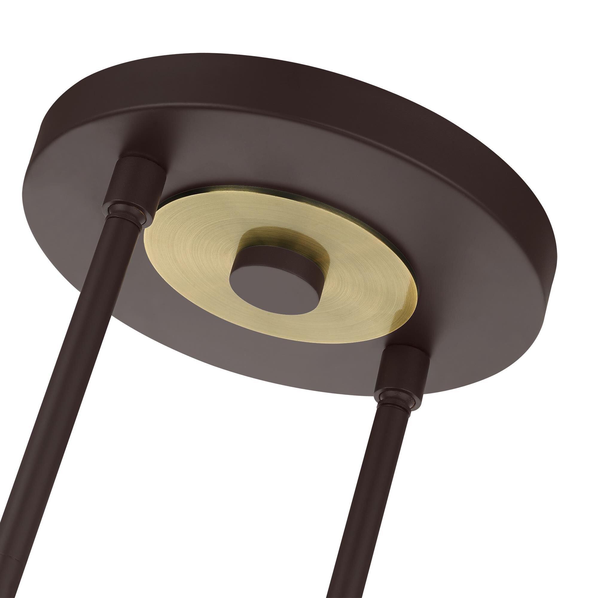 Shown in Bronze With Antique Brass Accents finish