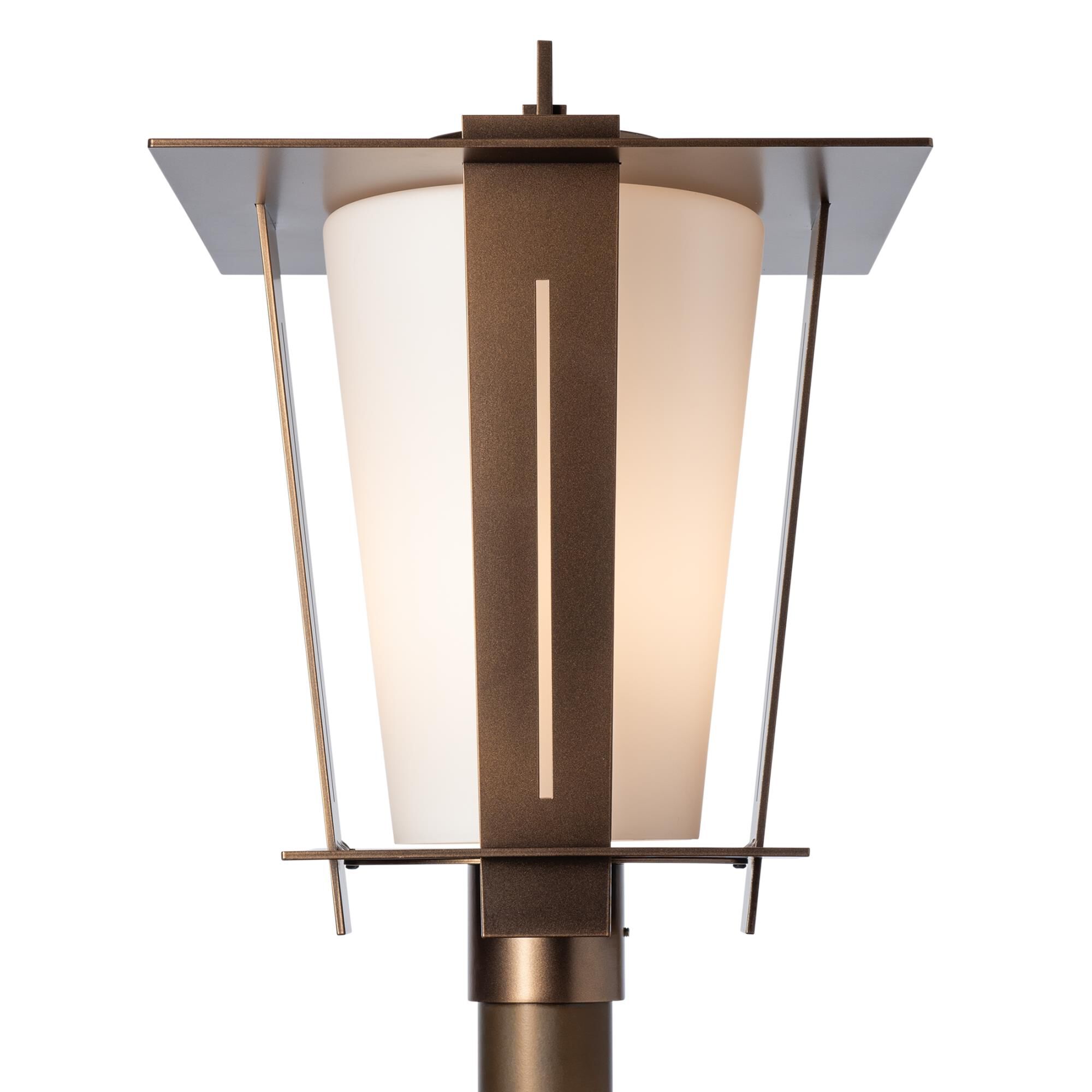 Shown in Coastal Bronze finish and Opal shade