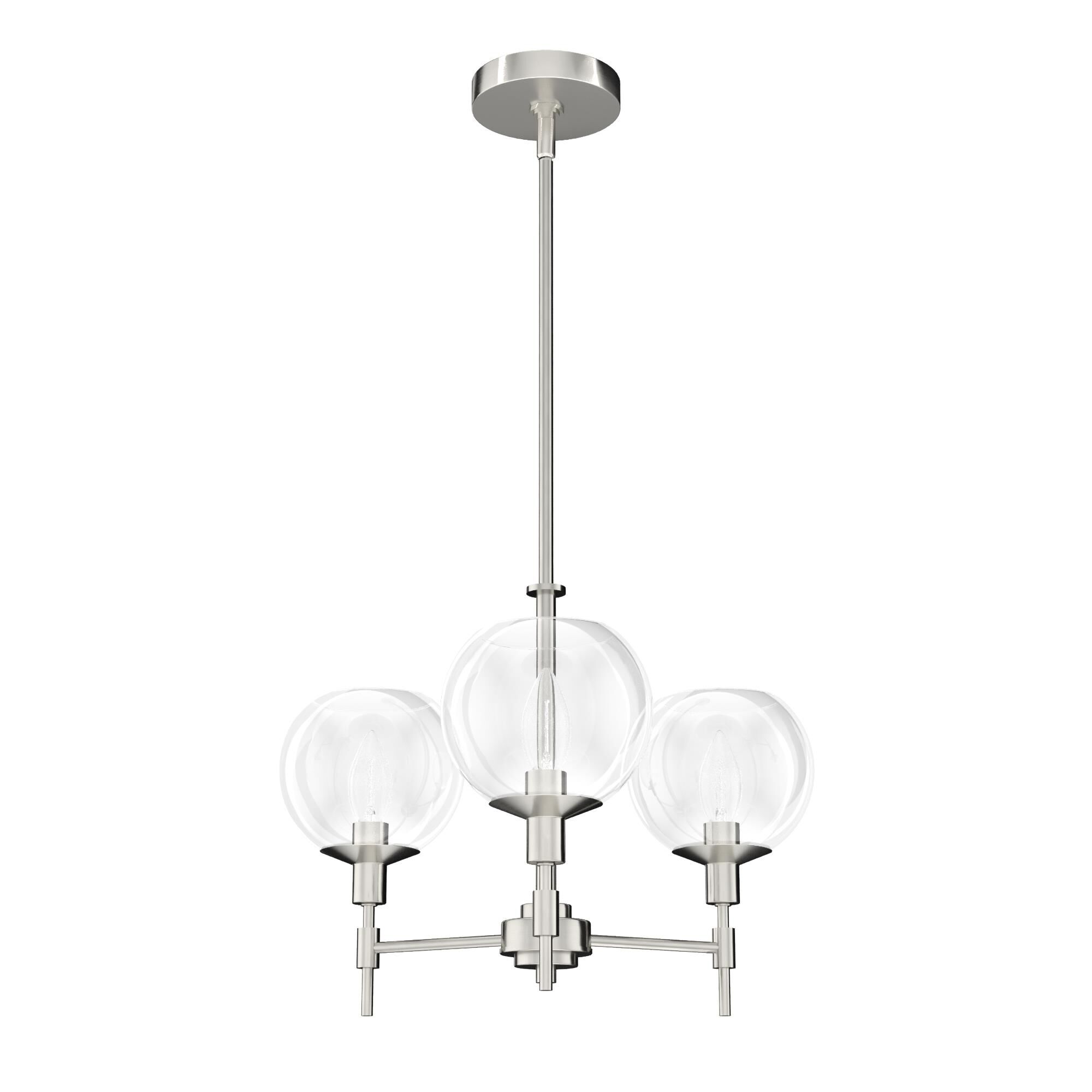 Xidane 19 Inch 3 Light Mini Chandelier by Hunter Fan