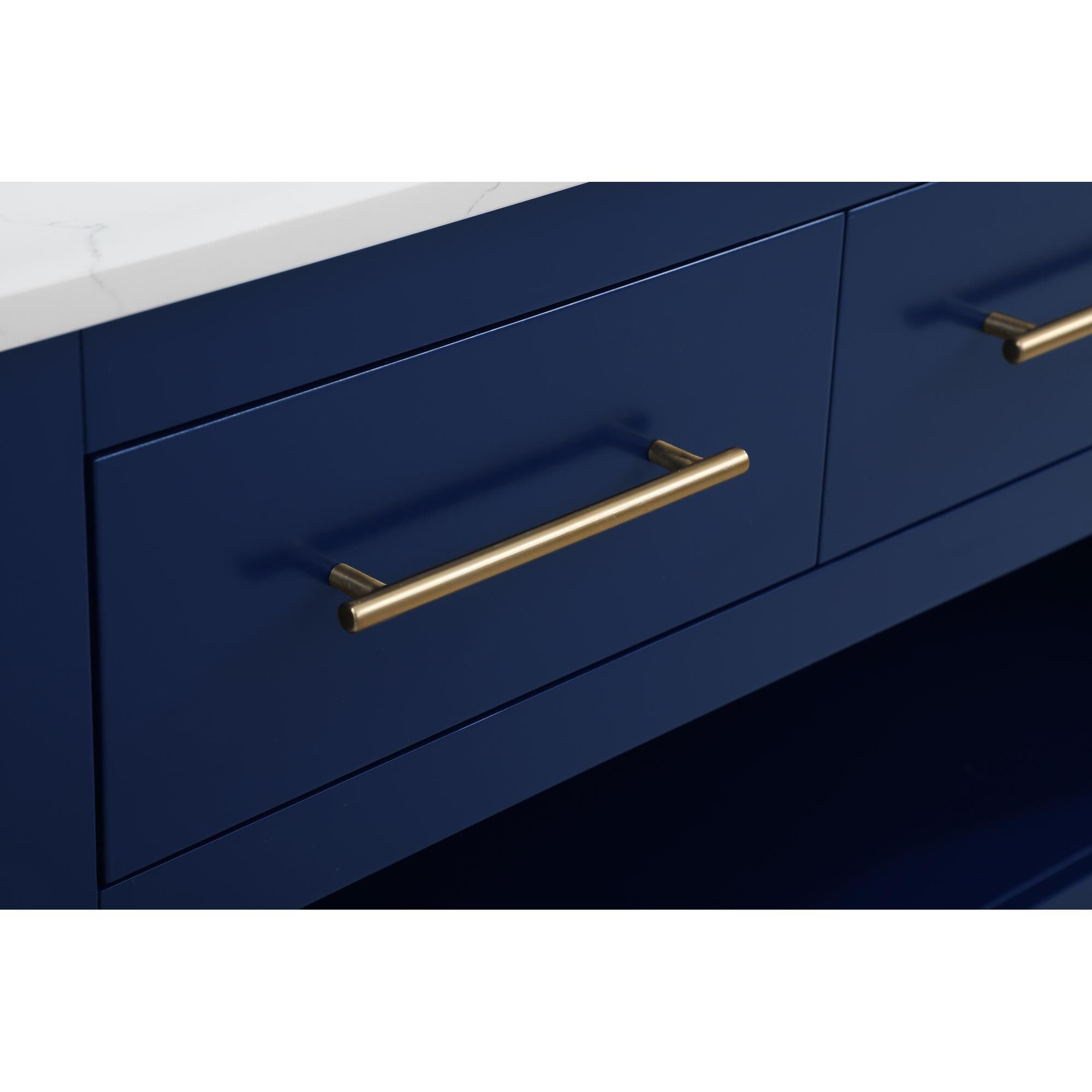 Shown in Blue finish