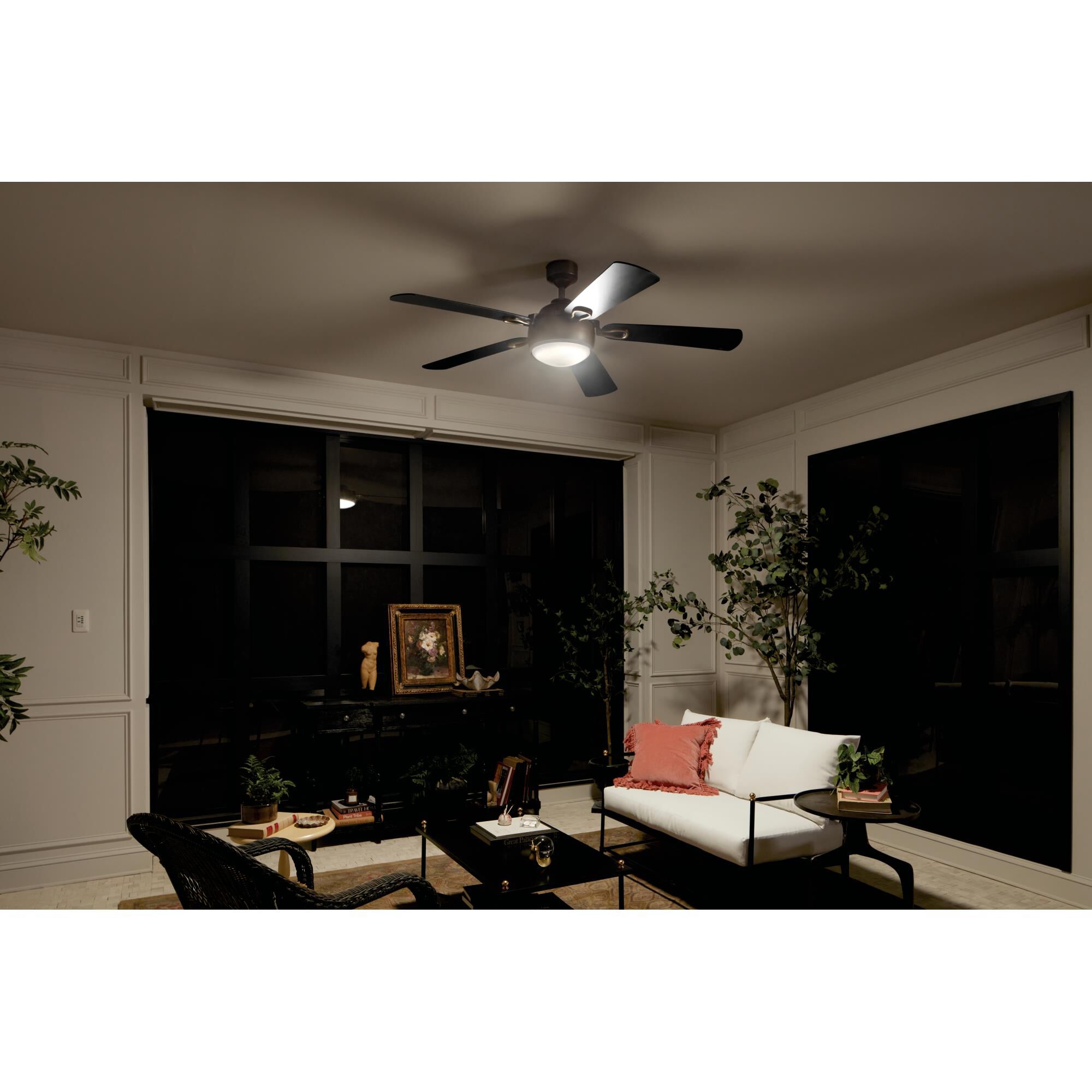 Humble 60 Inch Ceiling Fan with Light Kit by Kichler Lighting