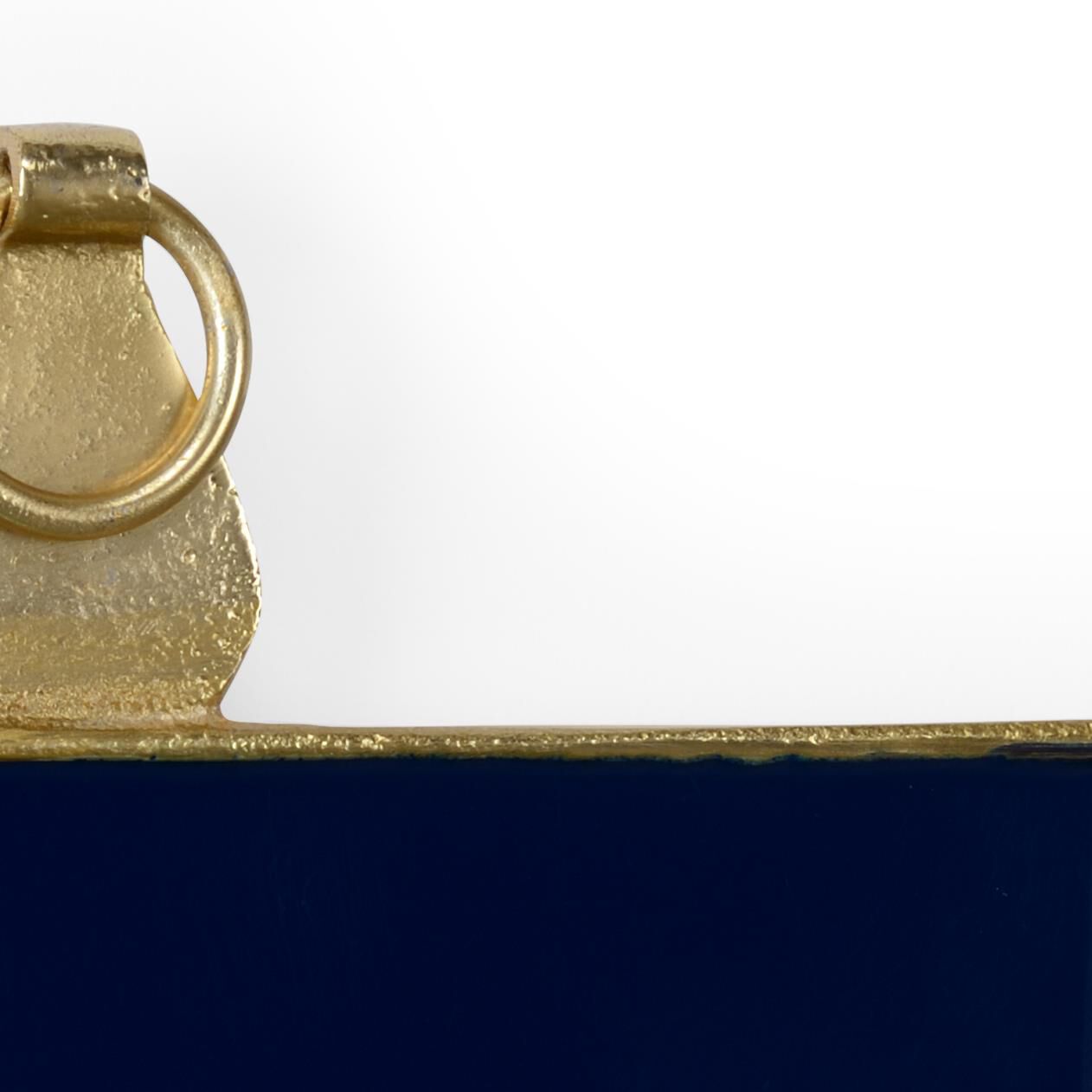 Shown in Gold, Navy Blue, Clear and Plain finish