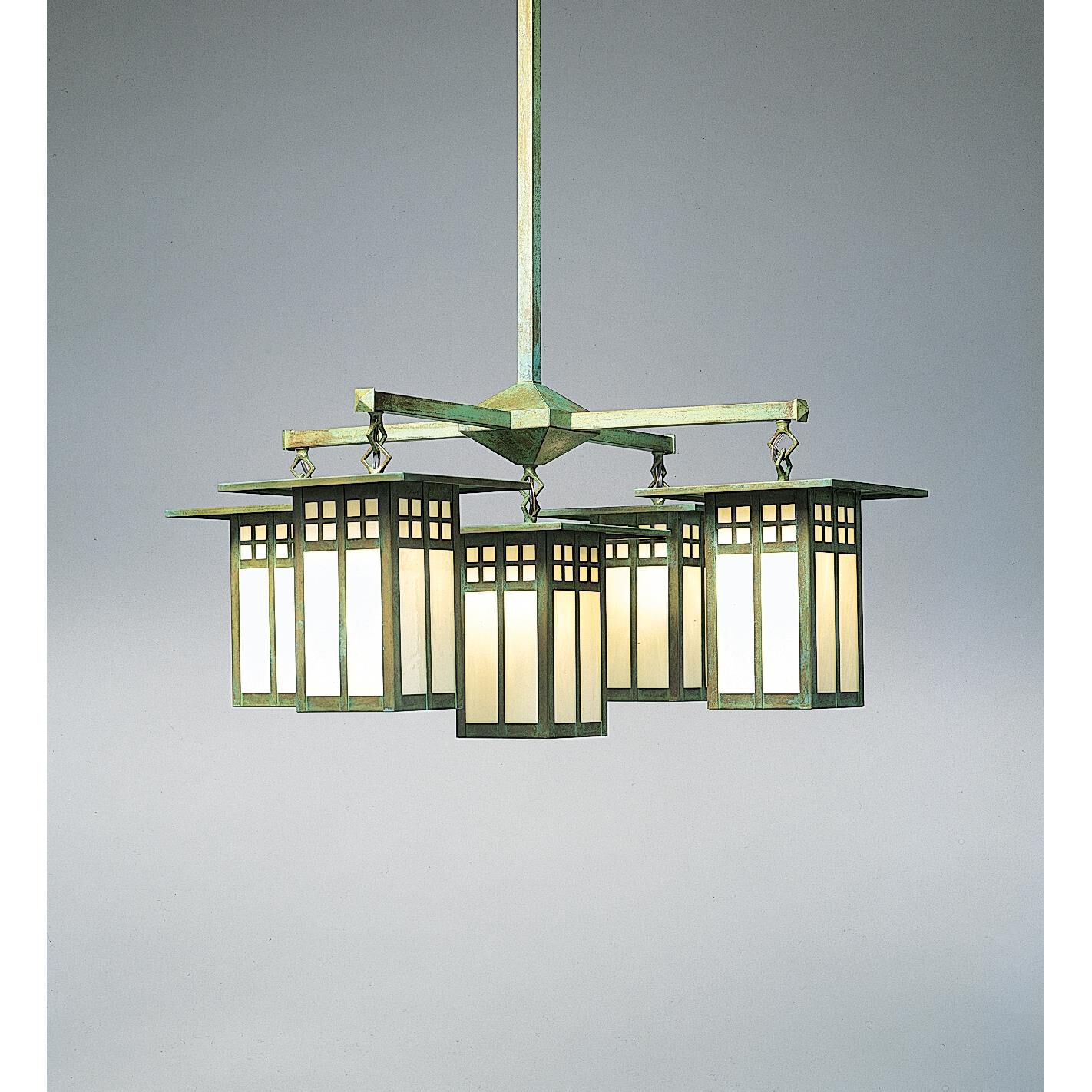 Glasgow 33 Inch 5 Light Chandelier by Arroyo Craftsman
