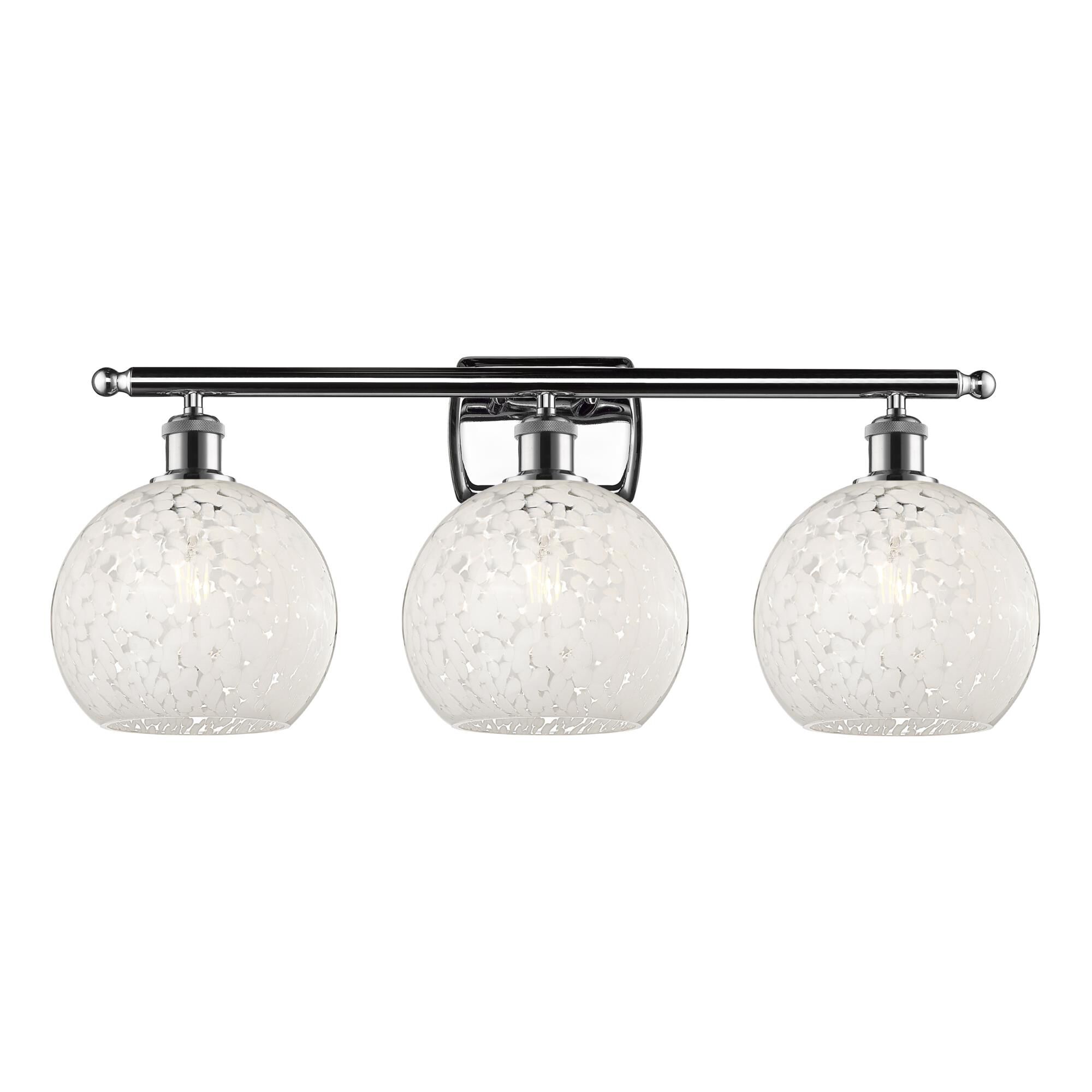 Bruno Marashlian White Mouchette 28 Inch Bath Vanity Light by Innovations Lighting
