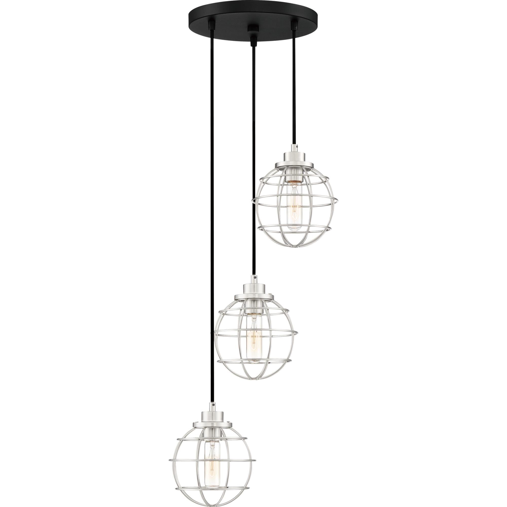 Navigator 13 Inch 3 Light Multi Light Pendant by Quoizel