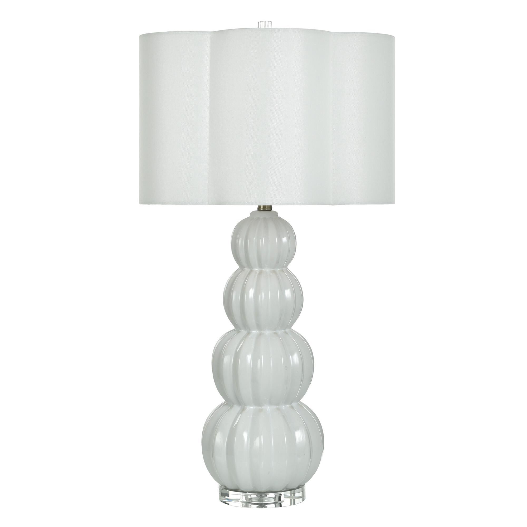 Shown in Glossy White finish and Off-White shade