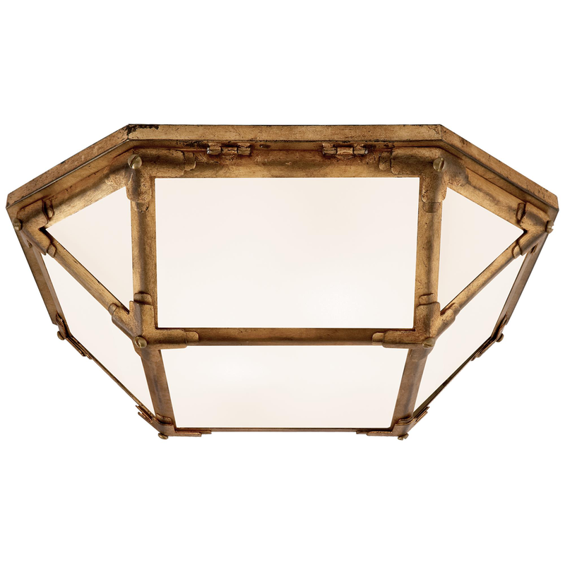 Suzanne Kasler Morris 15 Inch 2 Light Flush Mount by Visual Comfort Signature Collection