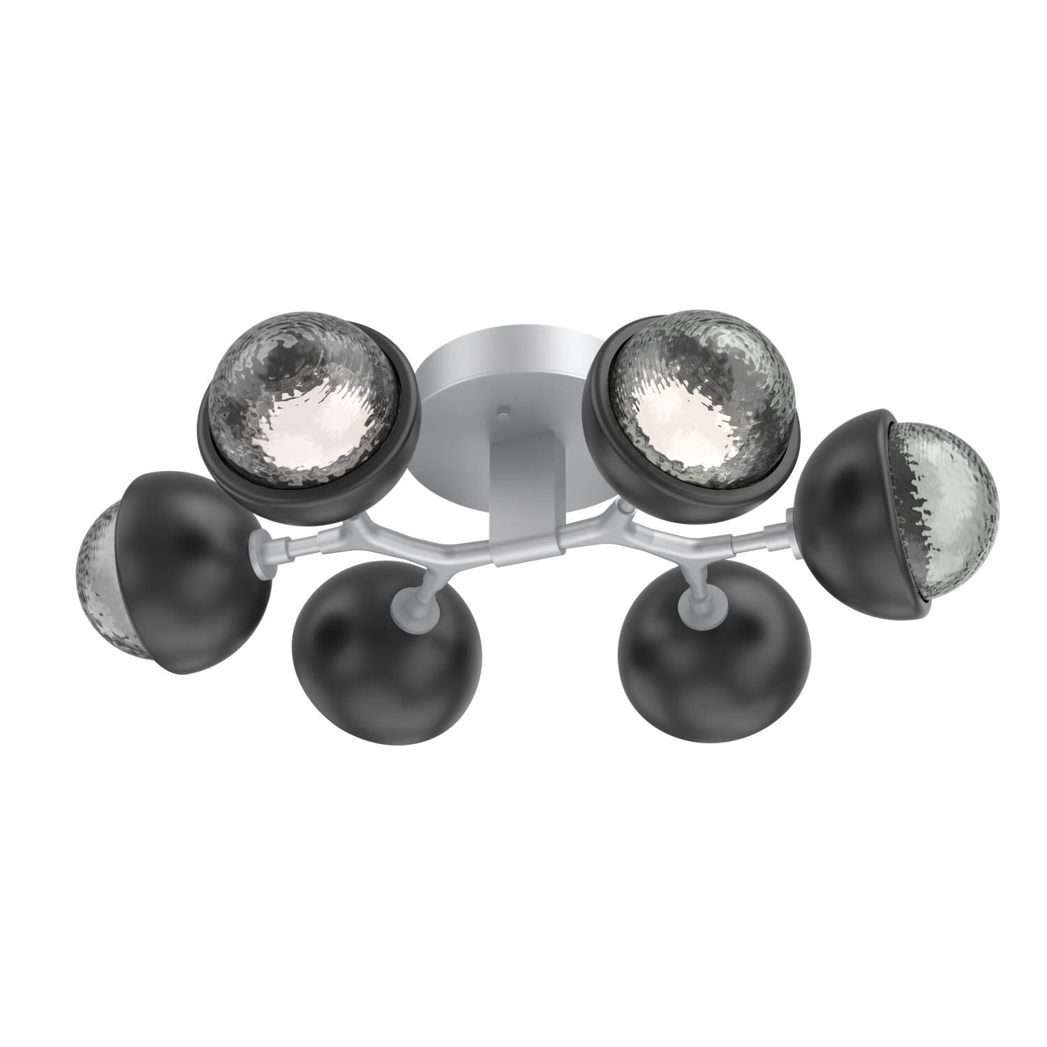 Shown in Classic Silver finish and Smoke glass and Matte Black accent