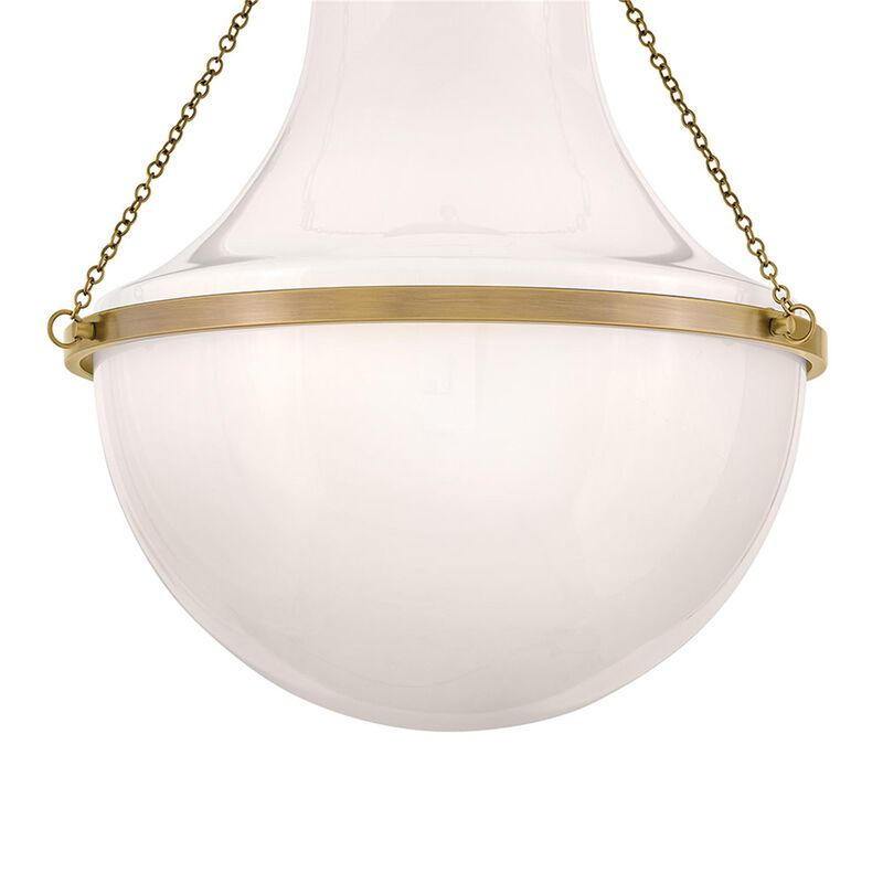 Collins 20 Inch Semi Flush Mount by Hinkley