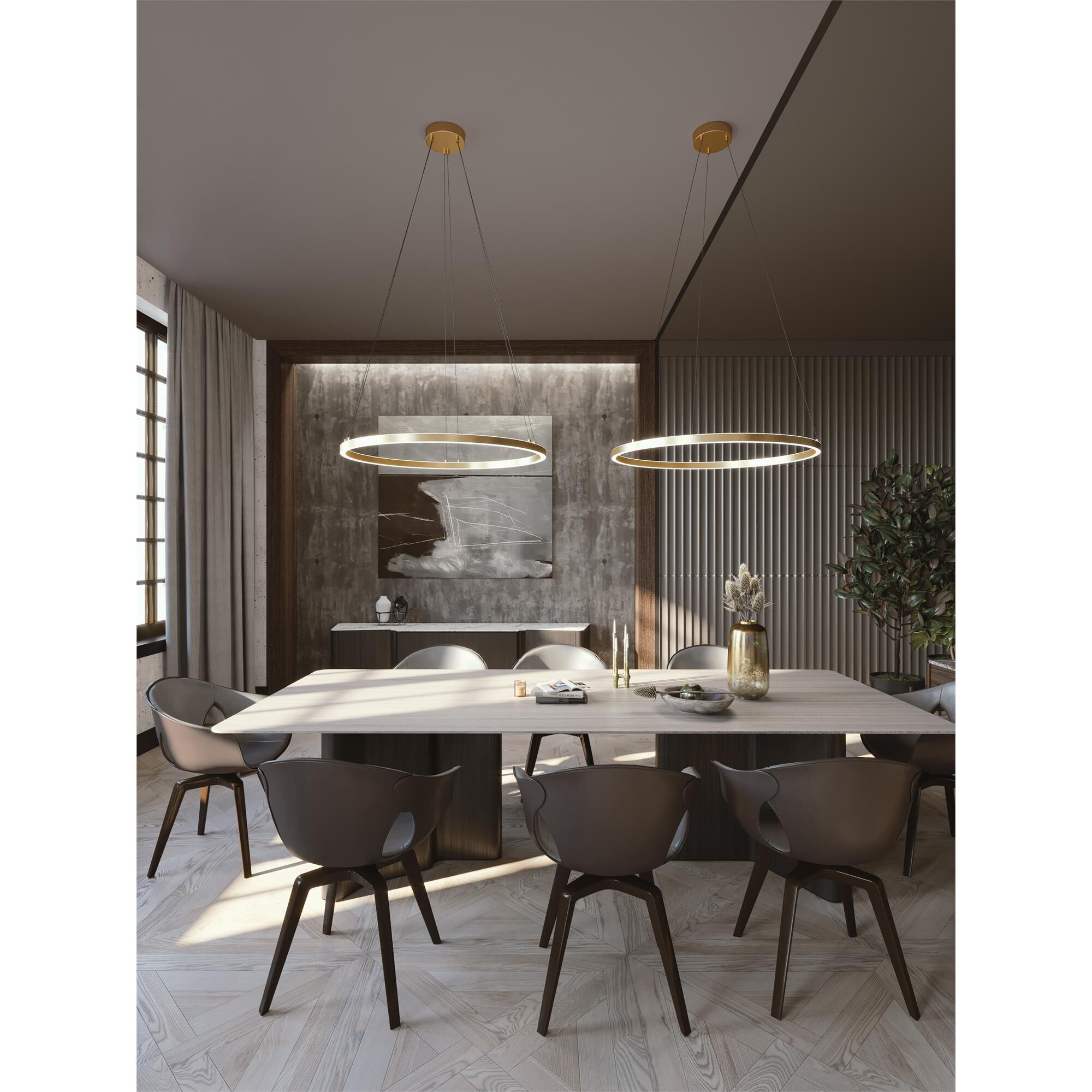 Shown in Satin Brass finish