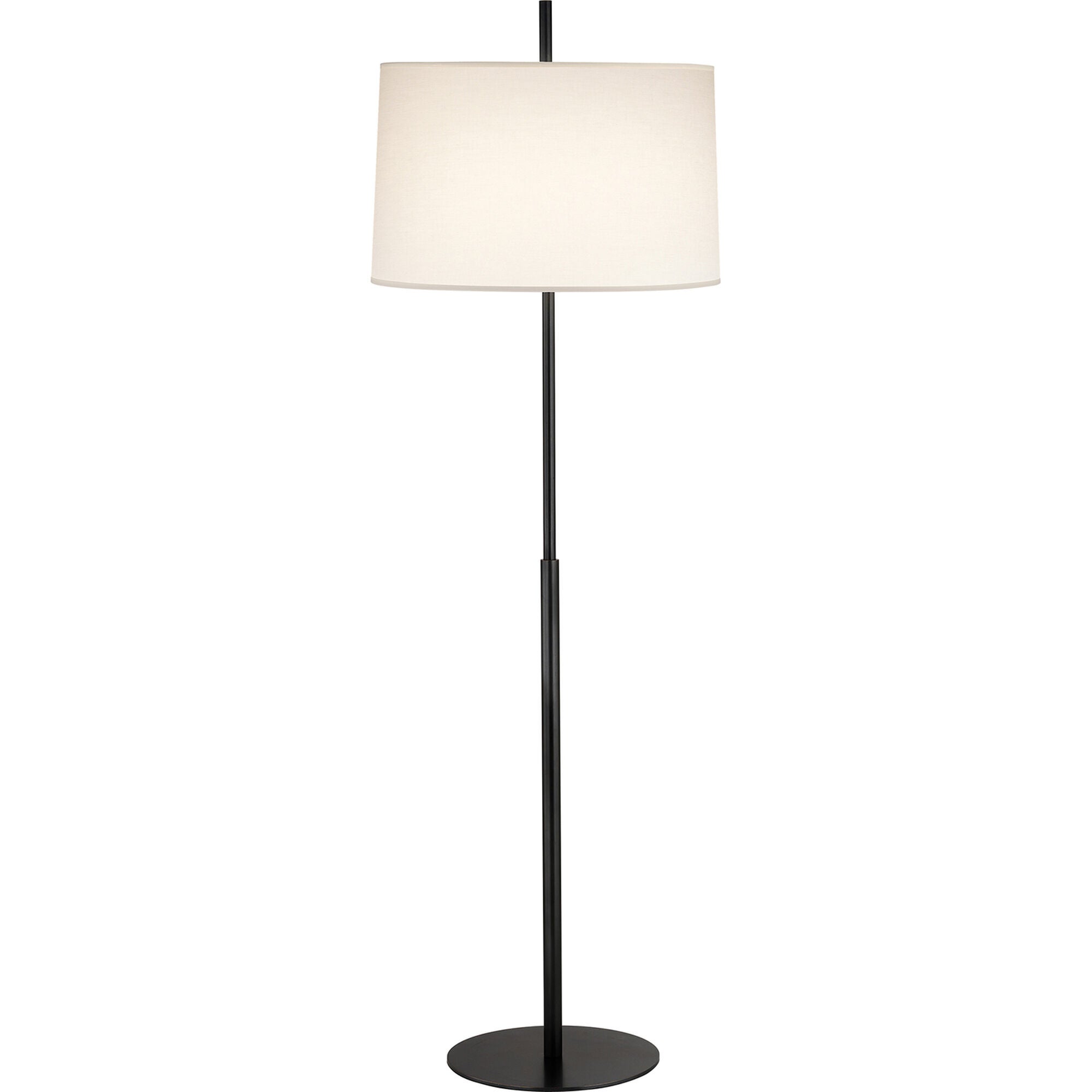 Shown in Deep Patina Bronze finish and Fondine Fabric shade