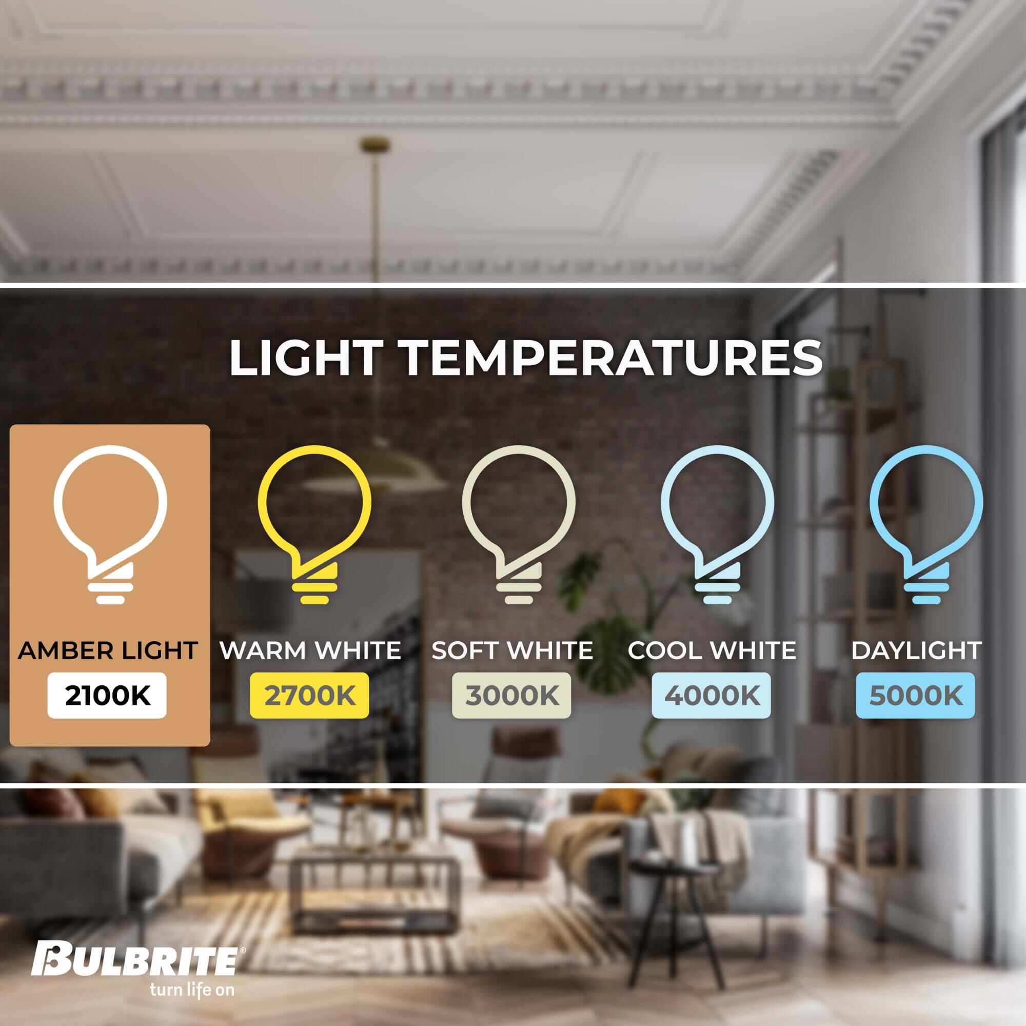 4 Watt 2200K LED Light Bulb by Bulbrite