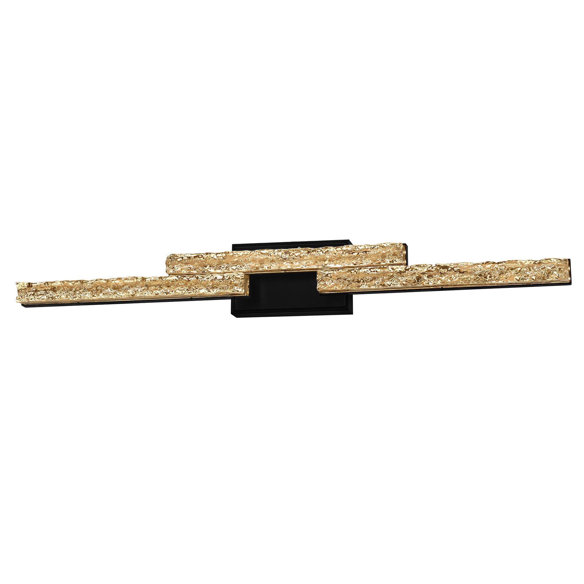 Shown in Black finish and Clear crystal