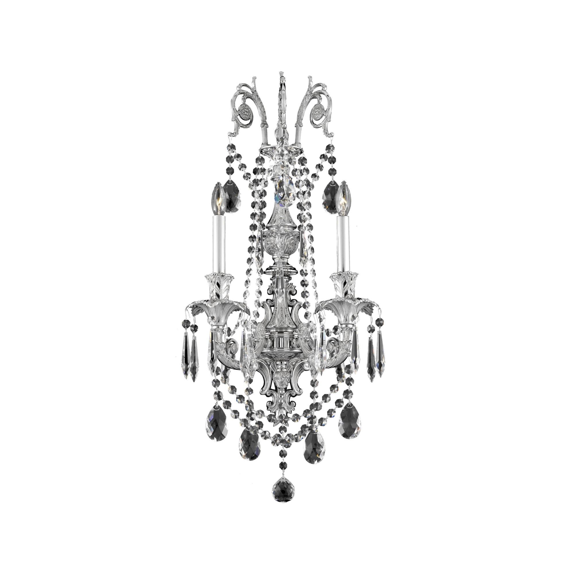 American Brass & Crystal Finisterra 29 Inch Wall Sconce by American Brass and Crystal