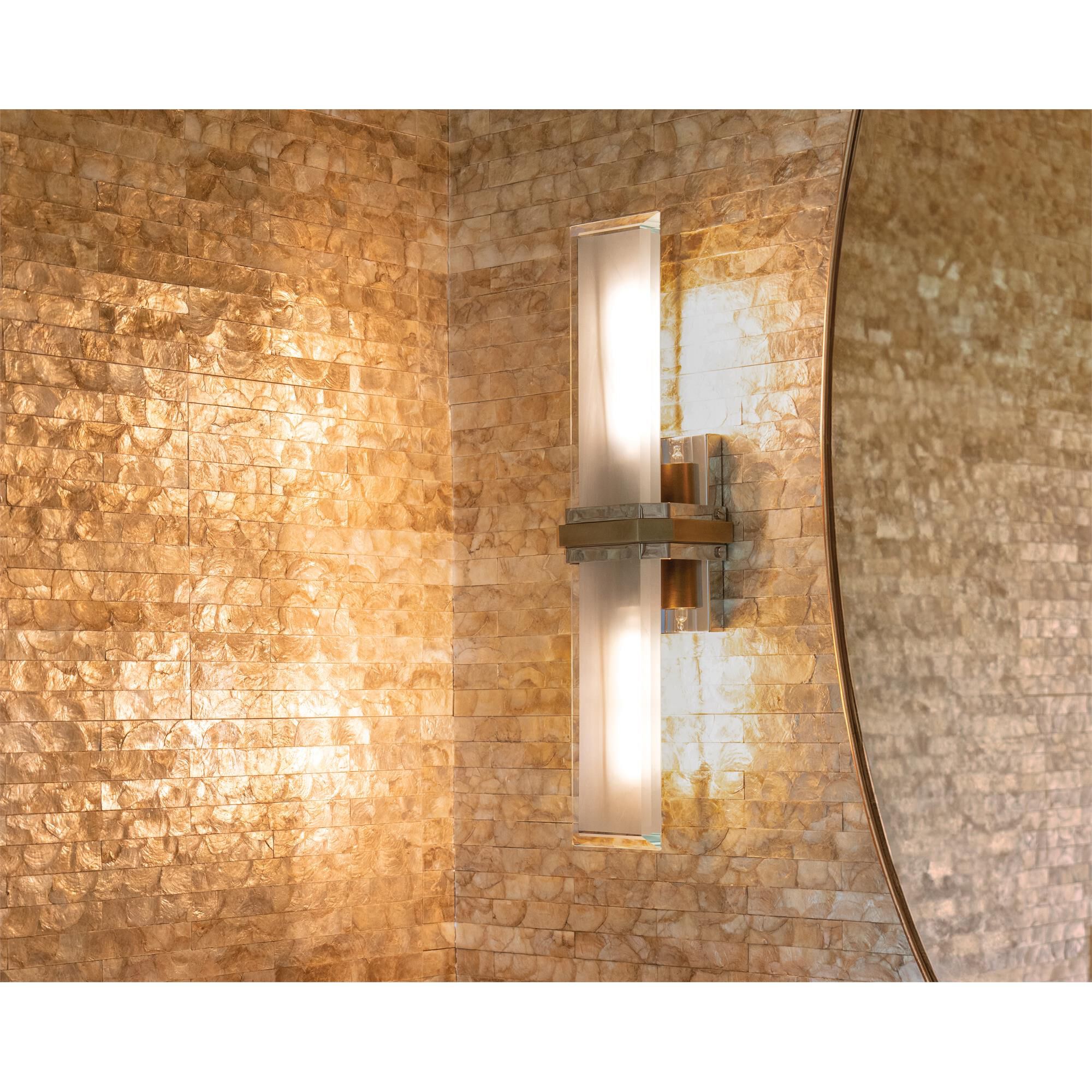 Kipton Large 2 Light Wall Sconce,