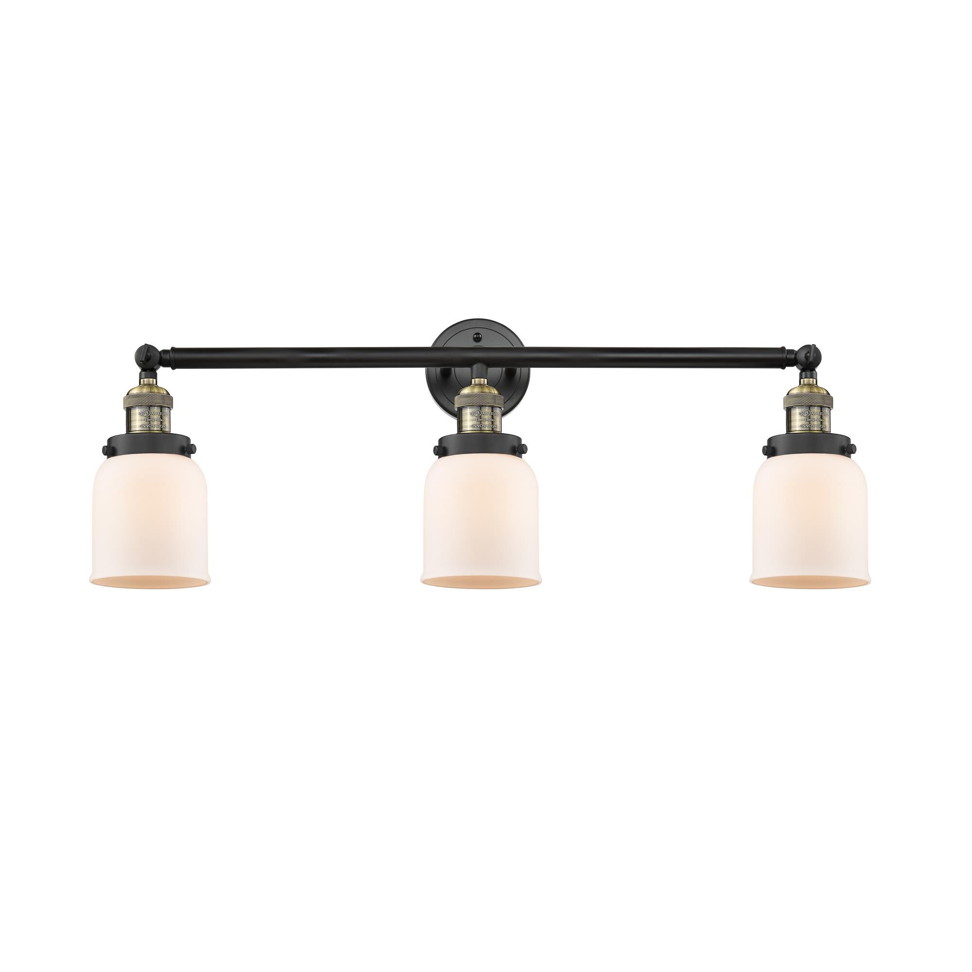 Bruno Marashlian Small Bell 30 Inch 3 Light Bath Vanity Light by Innovations Lighting