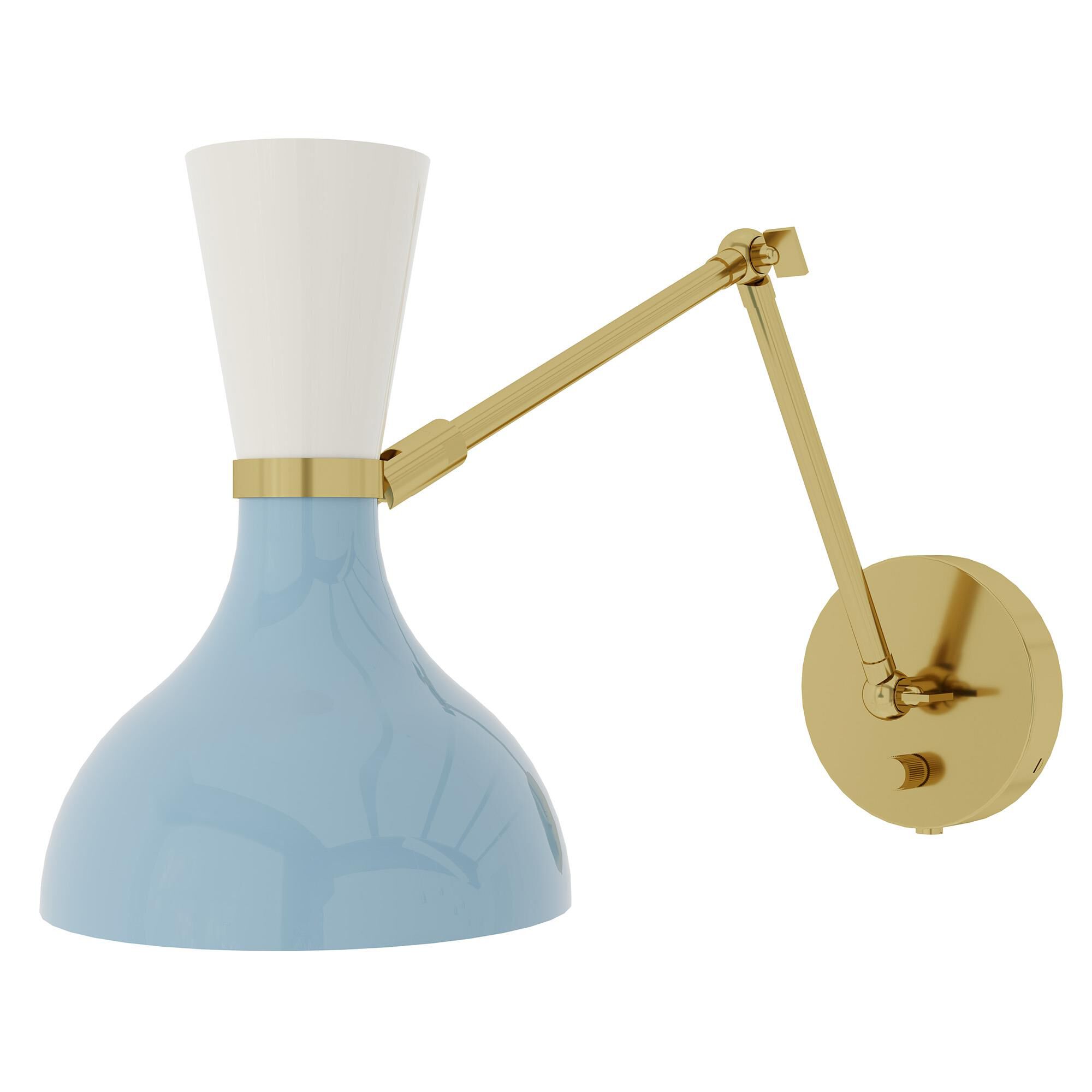 Clare 10 Inch Wall Swing Lamp by Robert Abbey