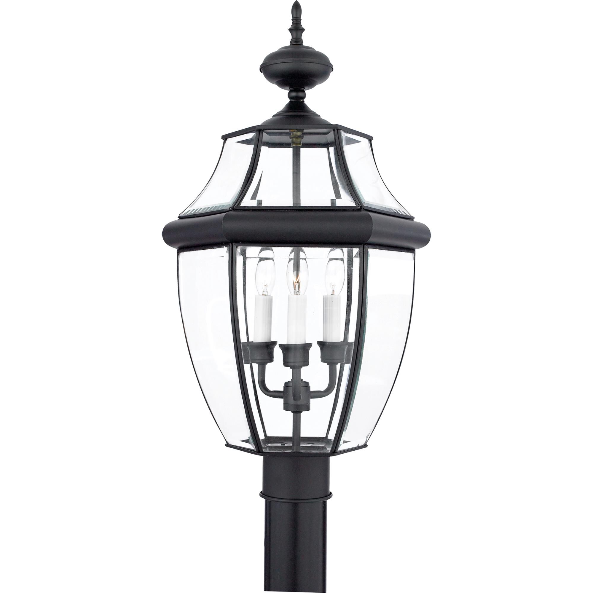 Newbury 23 Inch Tall 3 Light Outdoor Post Lamp by Quoizel