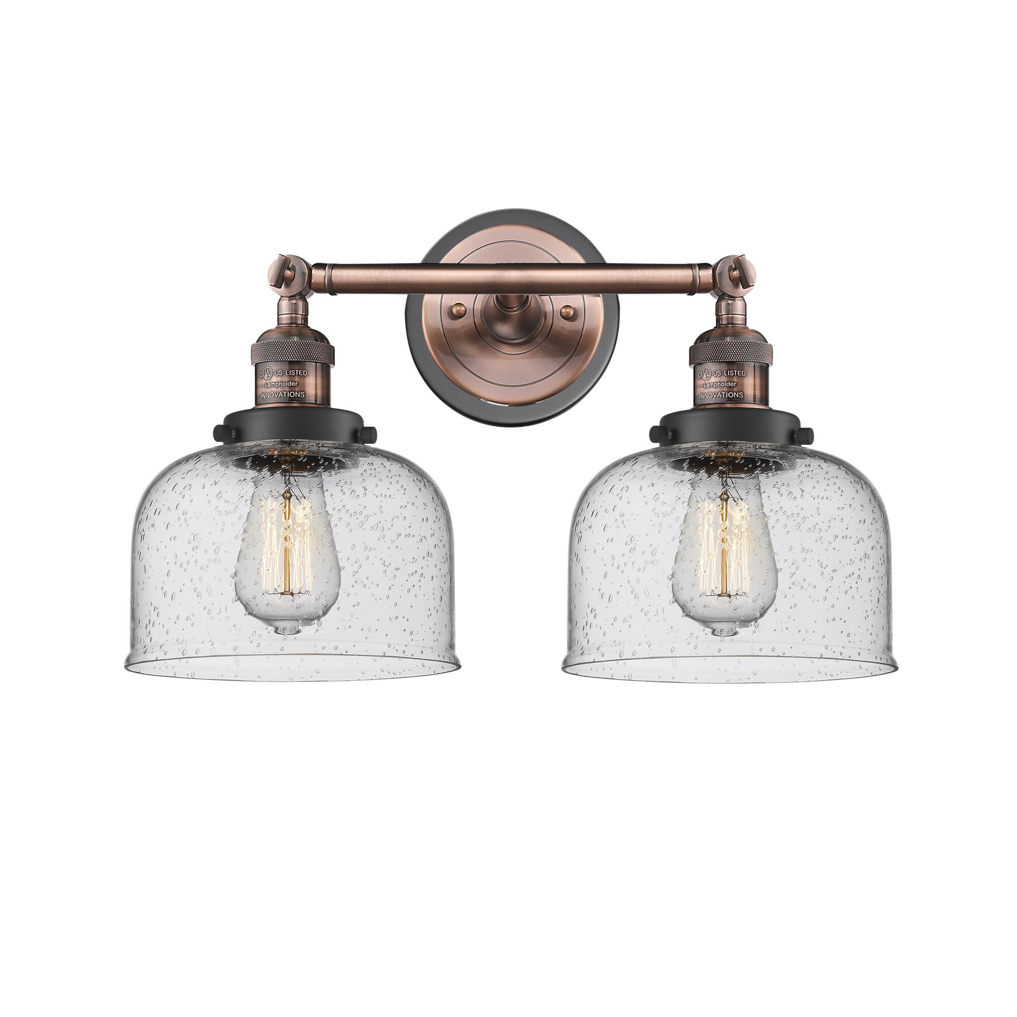 Bruno Marashlian Large Bell 19 Inch 2 Light Bath Vanity Light by Innovations Lighting