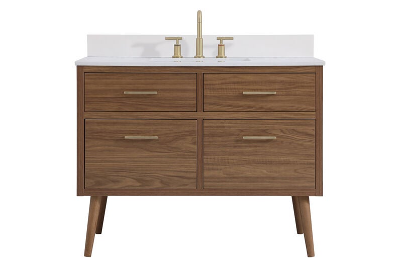 Boise 42 Inch Bath Vanity Cabinet by Elegant Decor