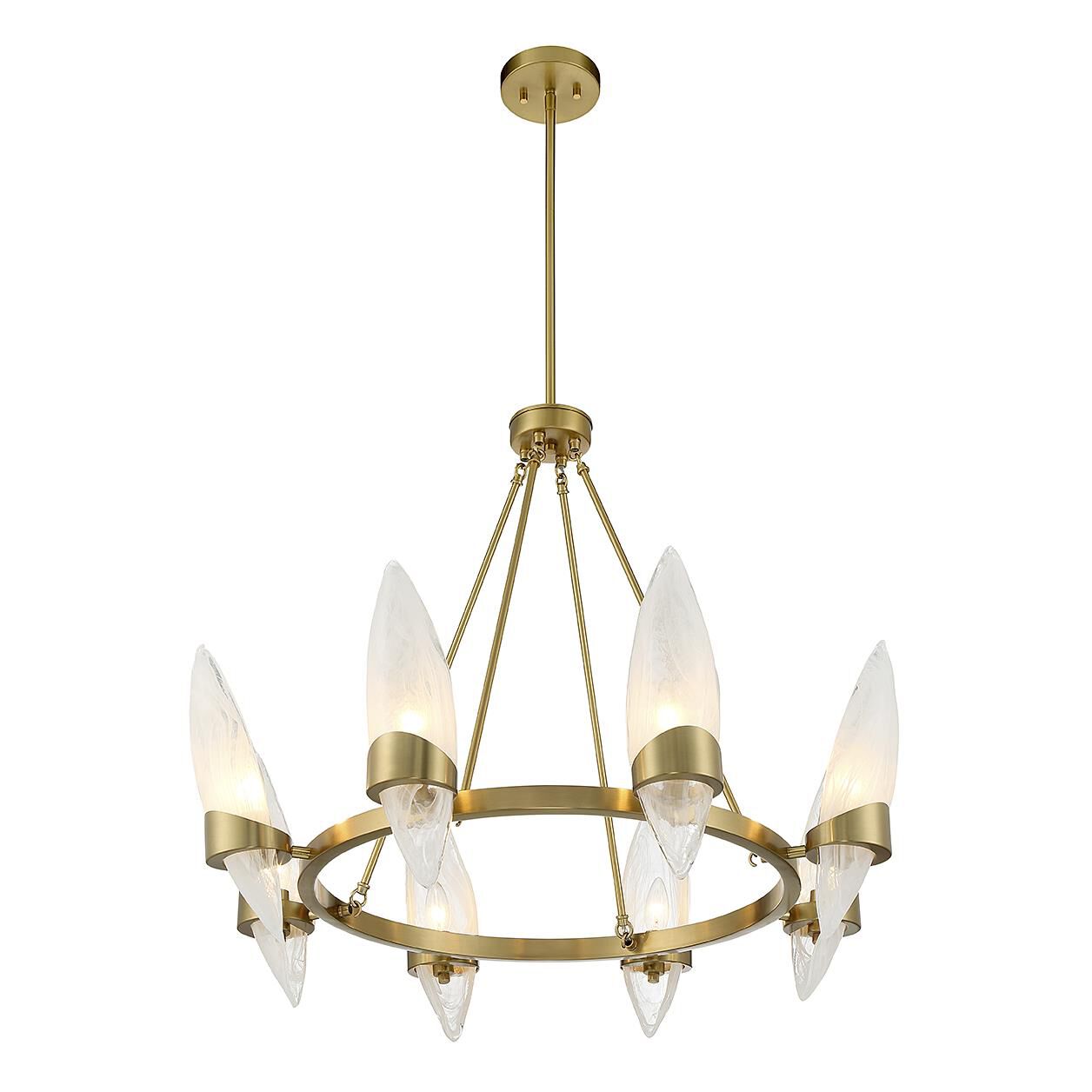 Nouvel 31 Inch 8 Light Chandelier by Savoy House