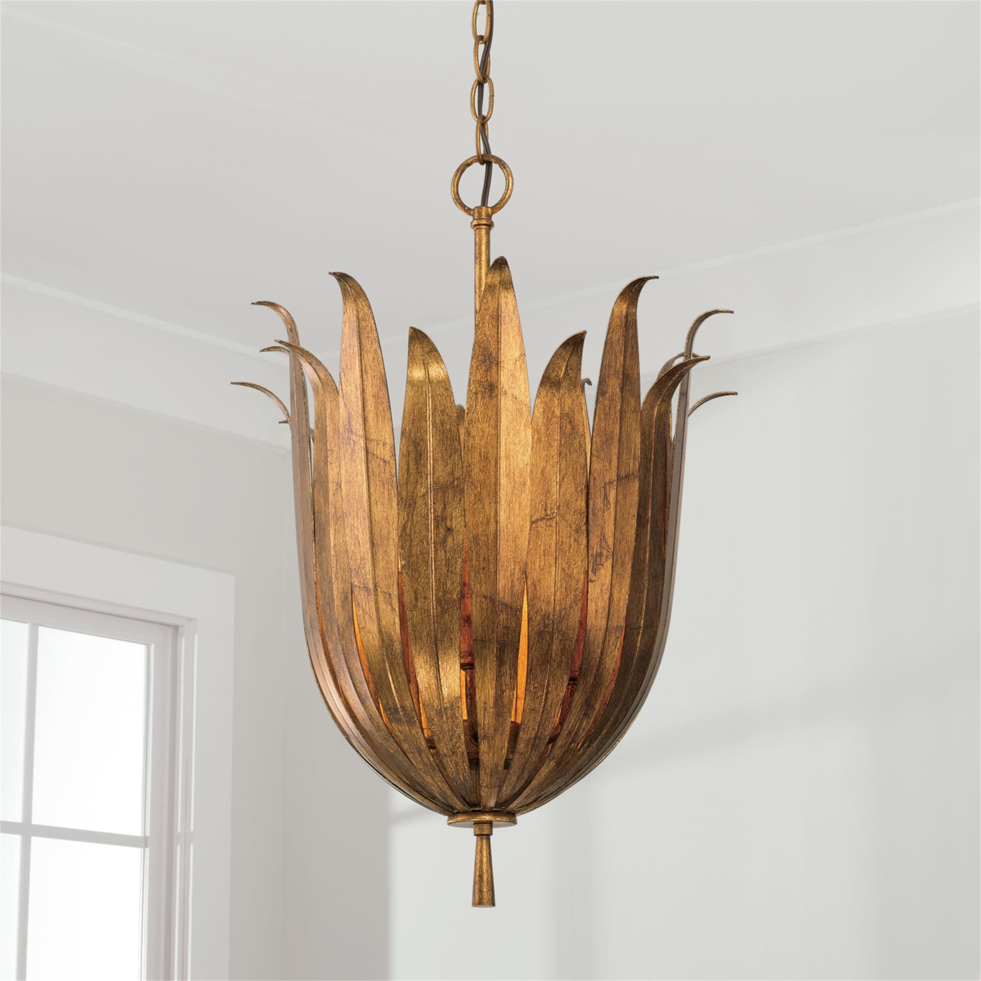 Shown in Antique Gold finish