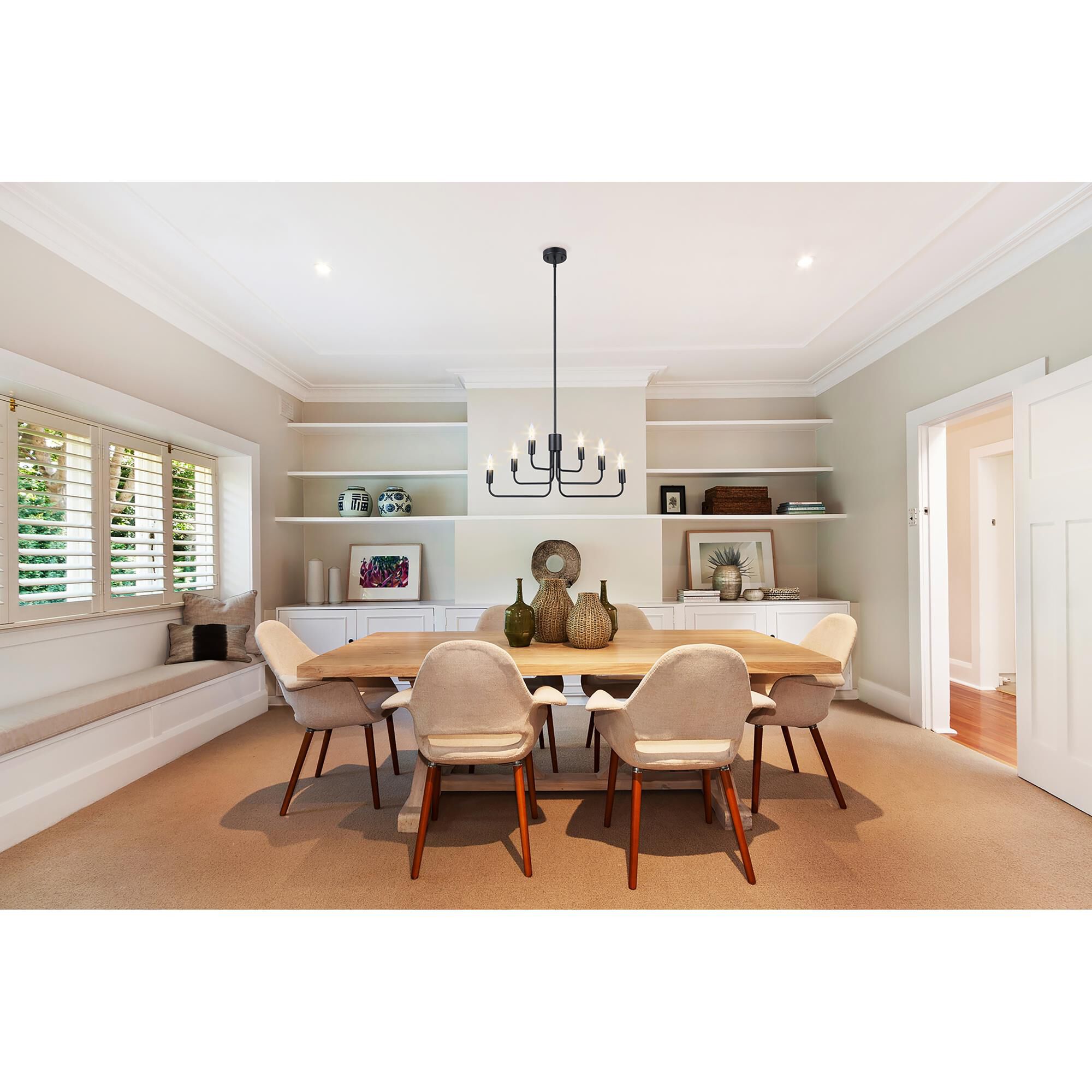 Portofino 24 Inch 6 Light Chandelier by Eglo Lighting