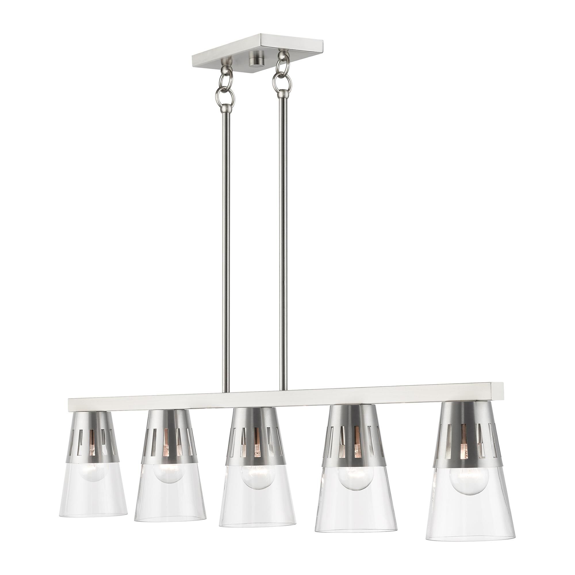 Bennington 42 Inch 5 Light Linear Suspension Light by Livex Lighting