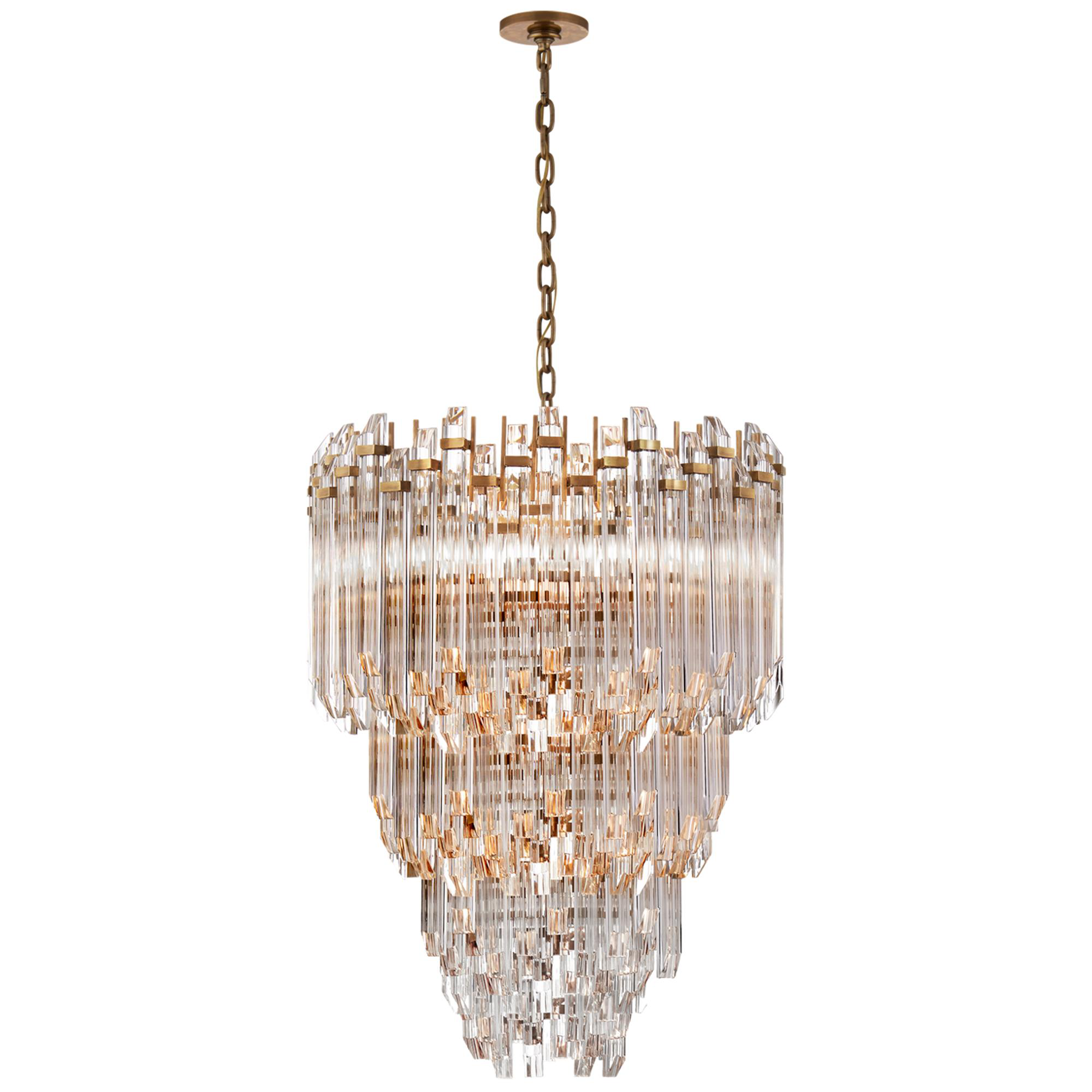 Shown in Hand-Rubbed Antique Brass With Clear Acrylic finish and Clear Acrylic glass