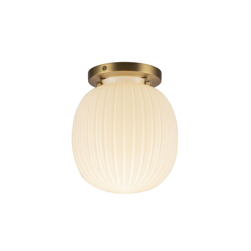 Peyton Fox Cherise 7 Inch Semi Flush Mount by Alora Mood